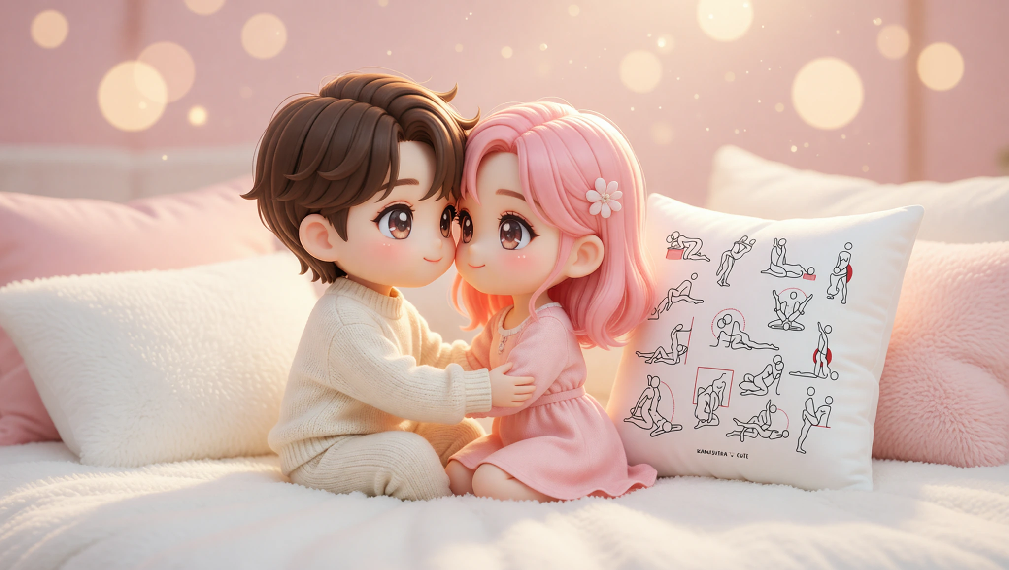 A loving man and woman in a face-to-face intimate position, deepening their emotional and physical connection.