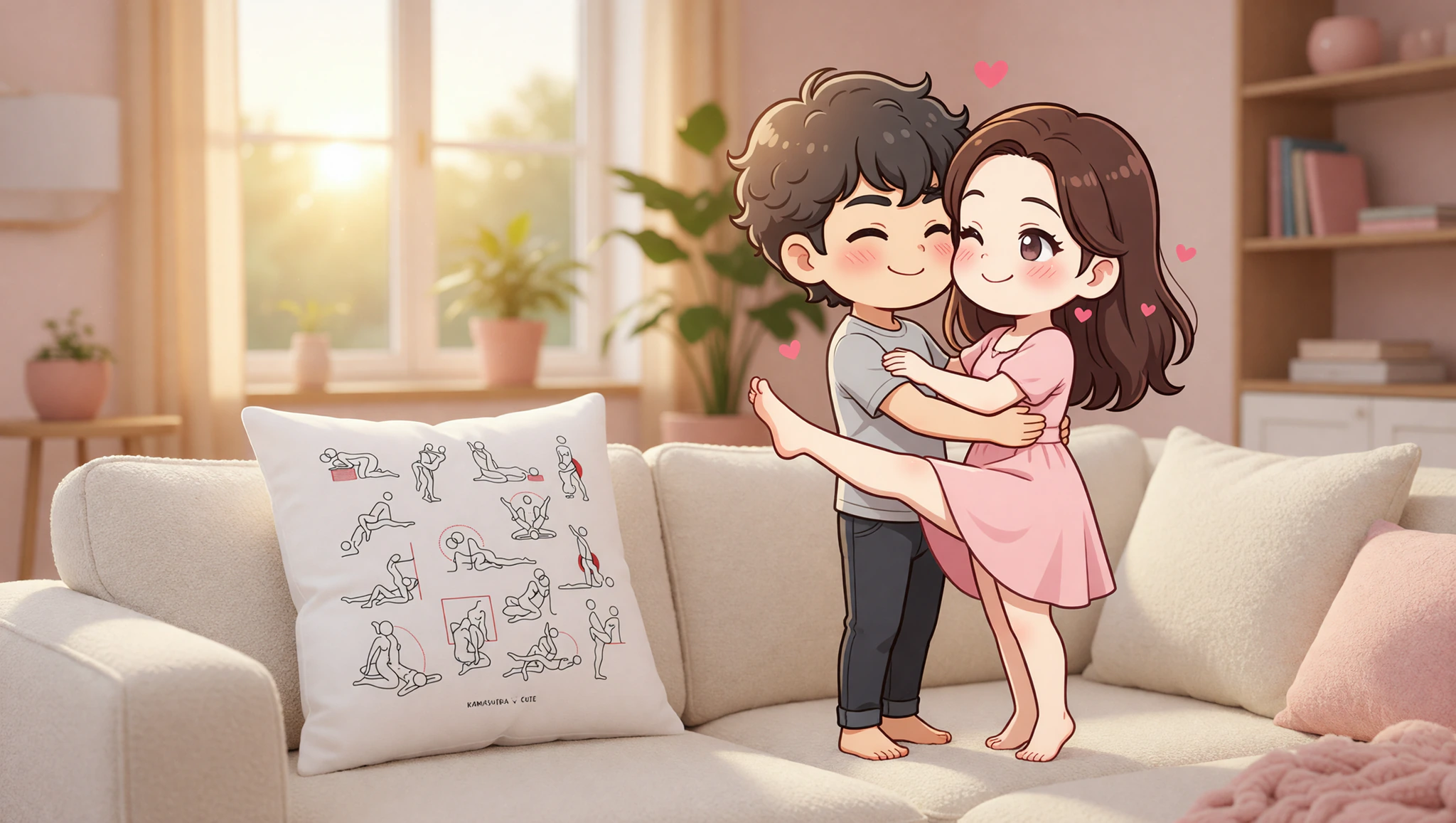 A man and woman passionately engaged in a spontaneous wall position, capturing wild intimacy.