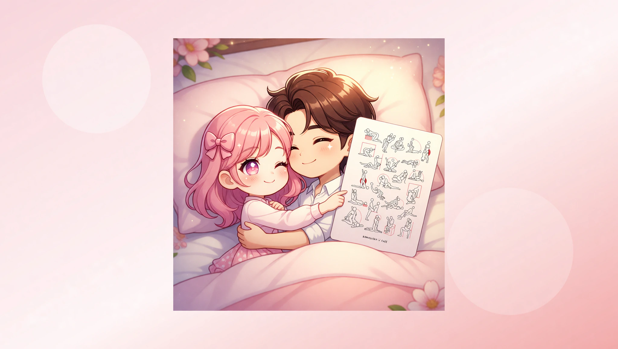 Pareja heterosexual hombre y mujer en posición loto íntima, conectados con pasión y miradas ardientes.