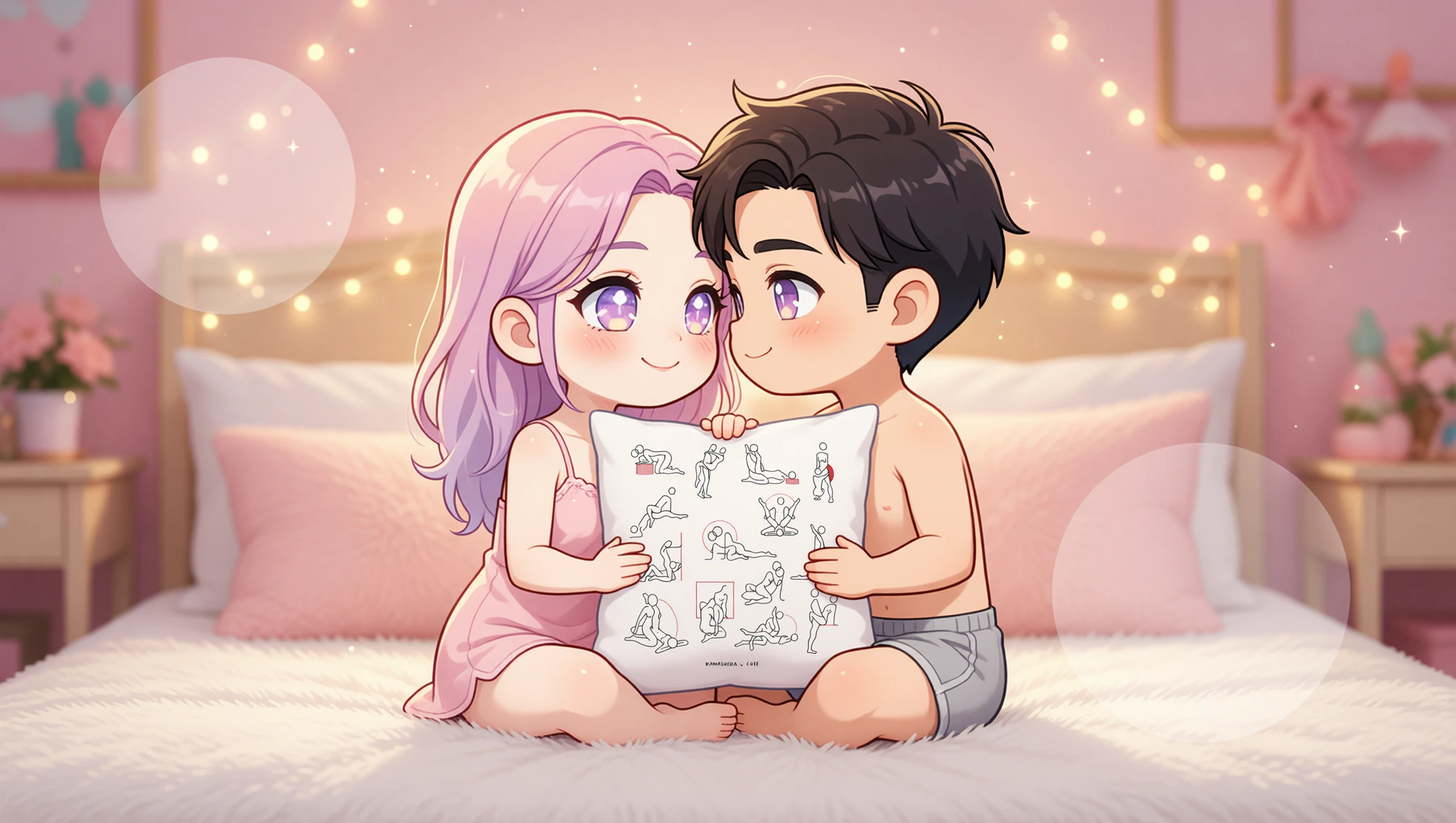 Loving man and woman in lotus position, embracing intimately to deepen their emotional bond.