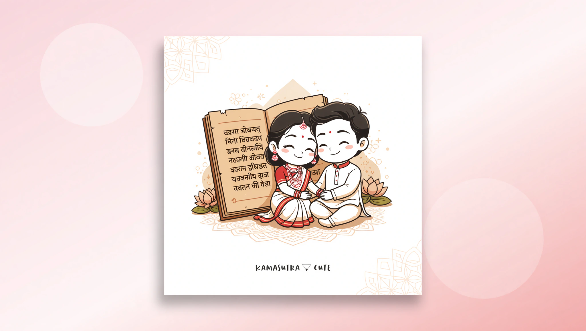 Ancient Sanskrit manuscript representing the original Kama Sutra text