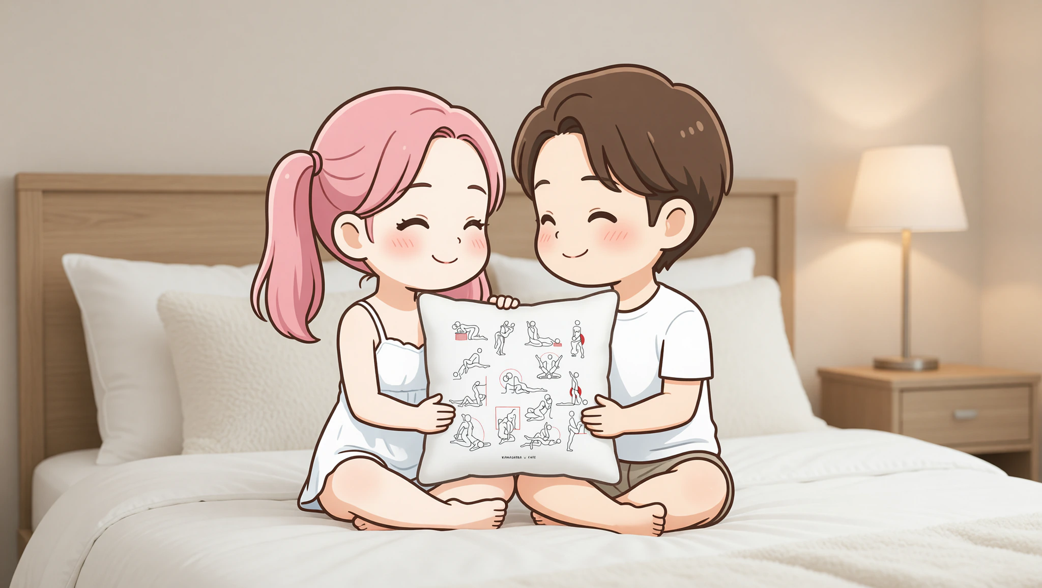 Man and woman couple in Lotus position for Kama Sutra bonding.