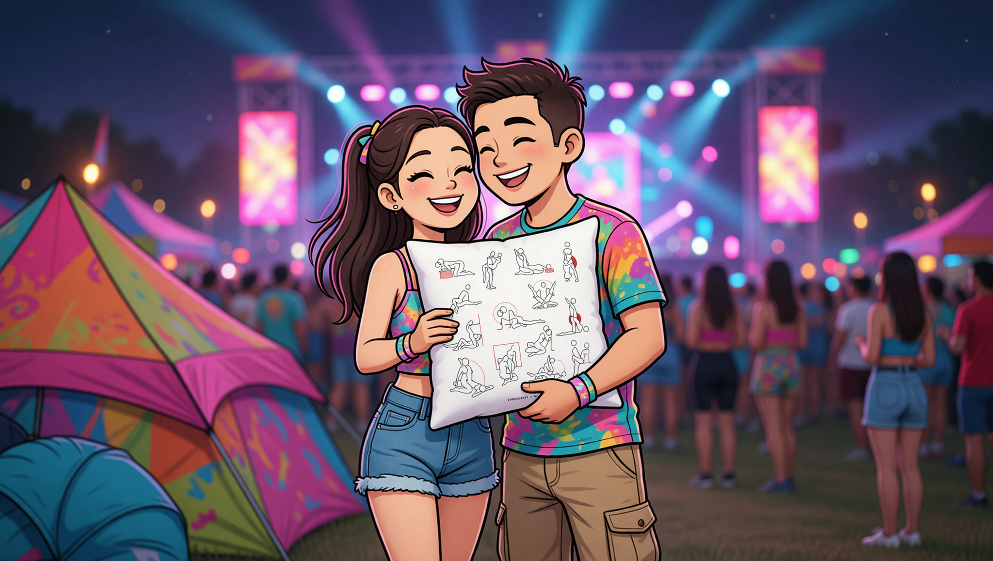 Festival-Rausch: Sexstellungen auf Reisen für Paare