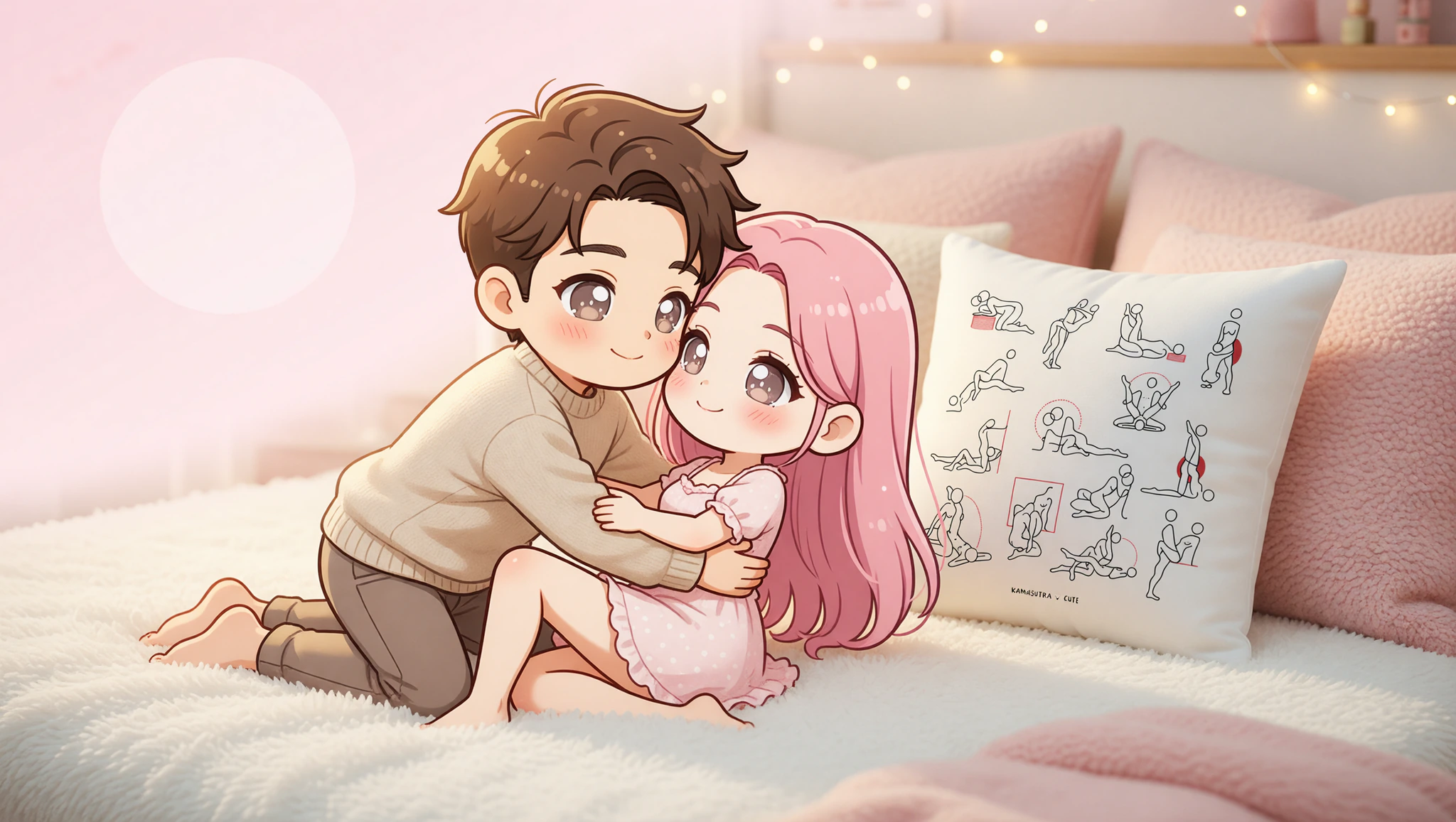 A man and woman in a tender missionary embrace, reigniting passion during their reunion.