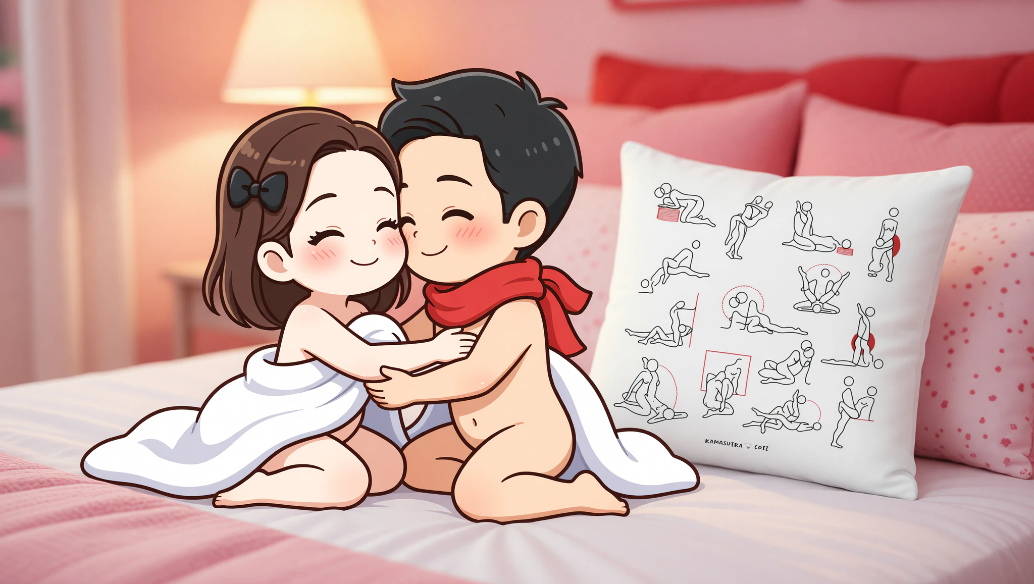 A man and woman reconnecting intimately in a missionary reunion position.