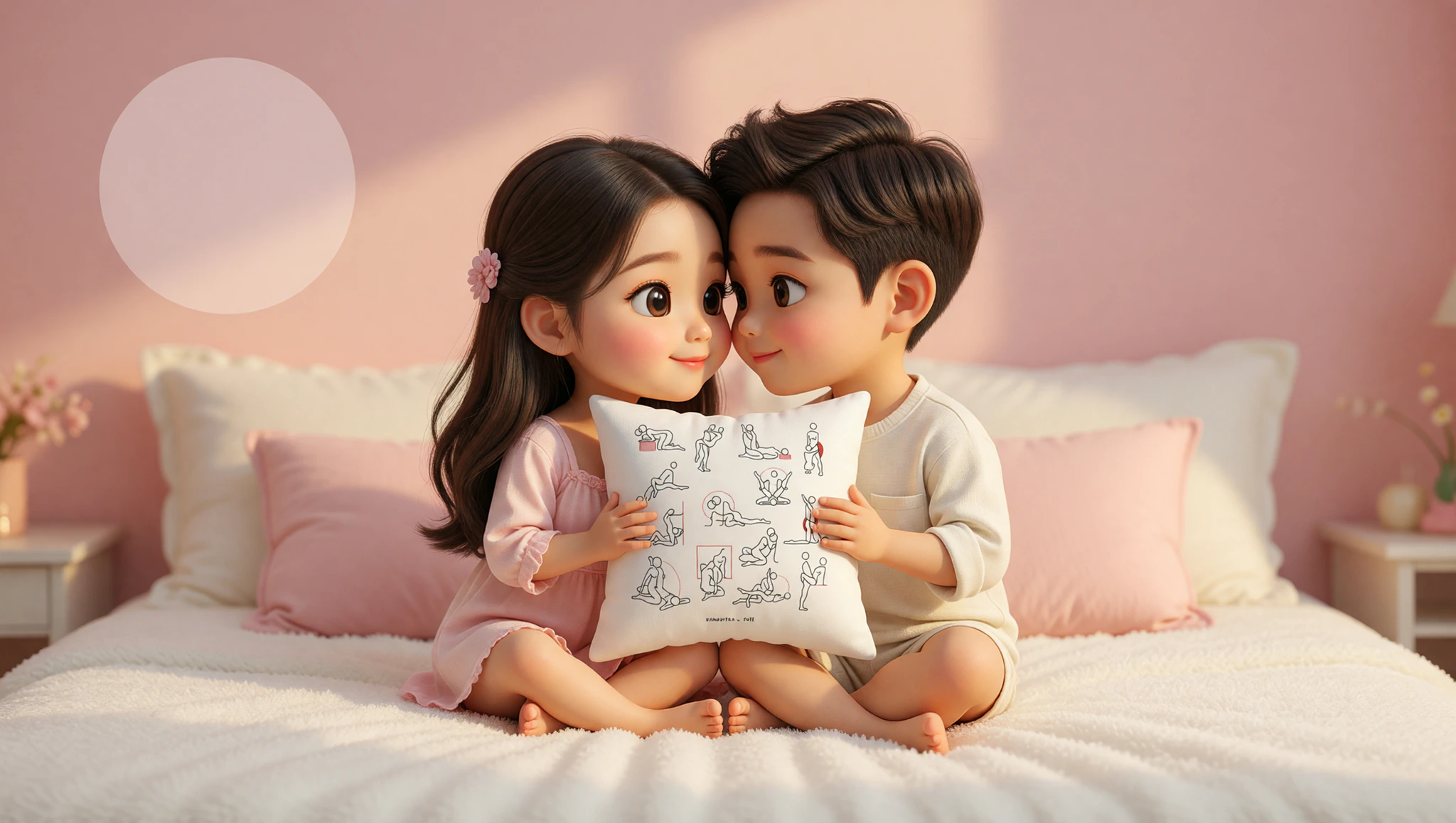 A man and woman in a close lotus embrace pose, fostering deep emotional and physical connection.