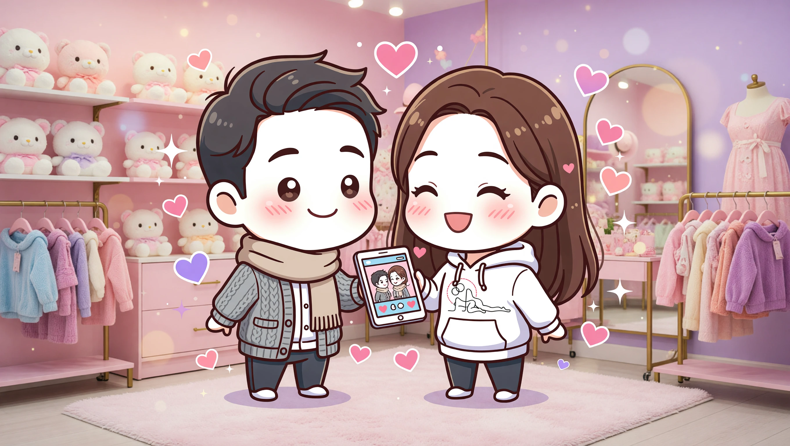 Layered Clothing Game illustration