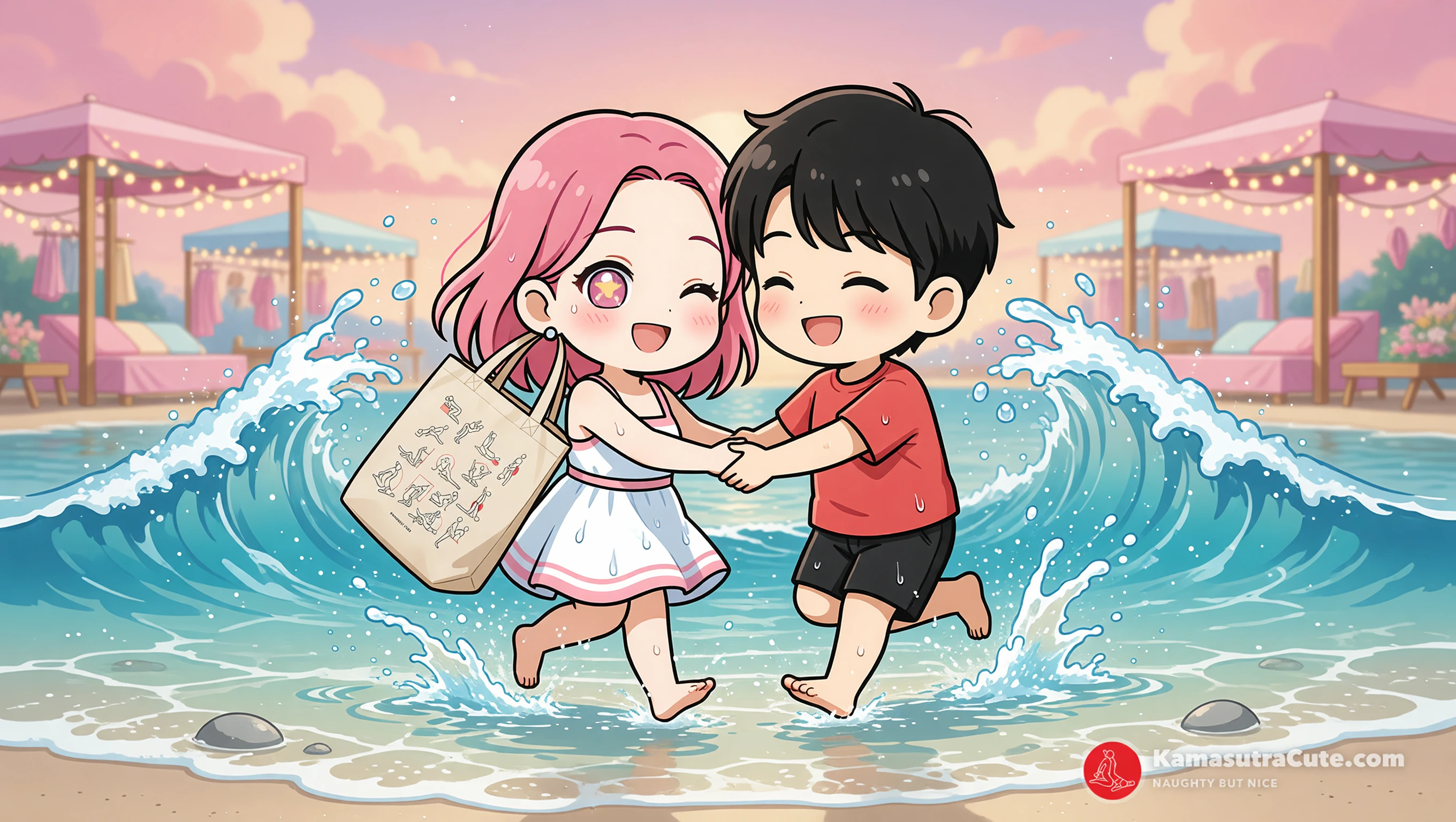 Jump The Waves illustration