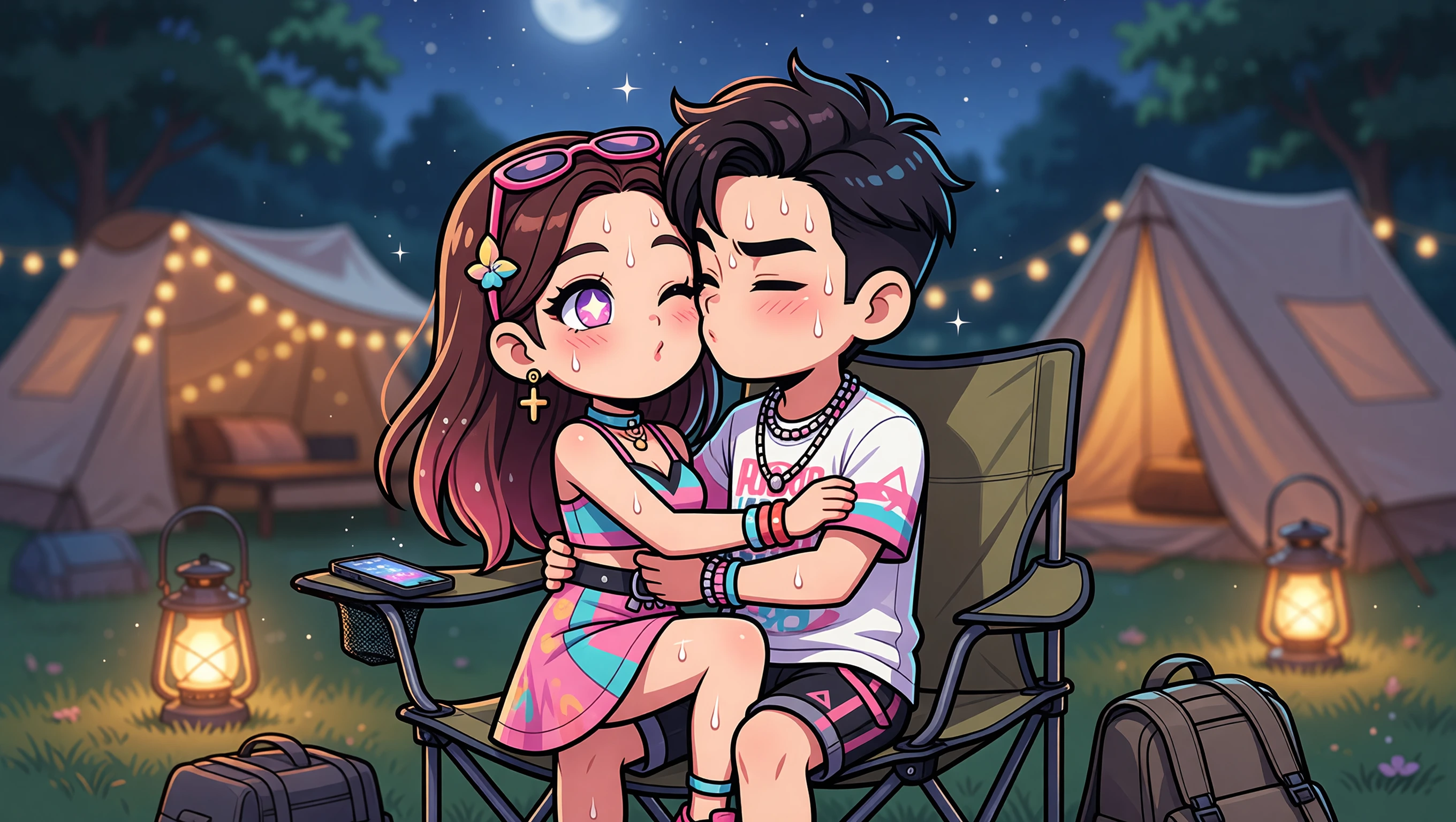 Lap Sitting illustration