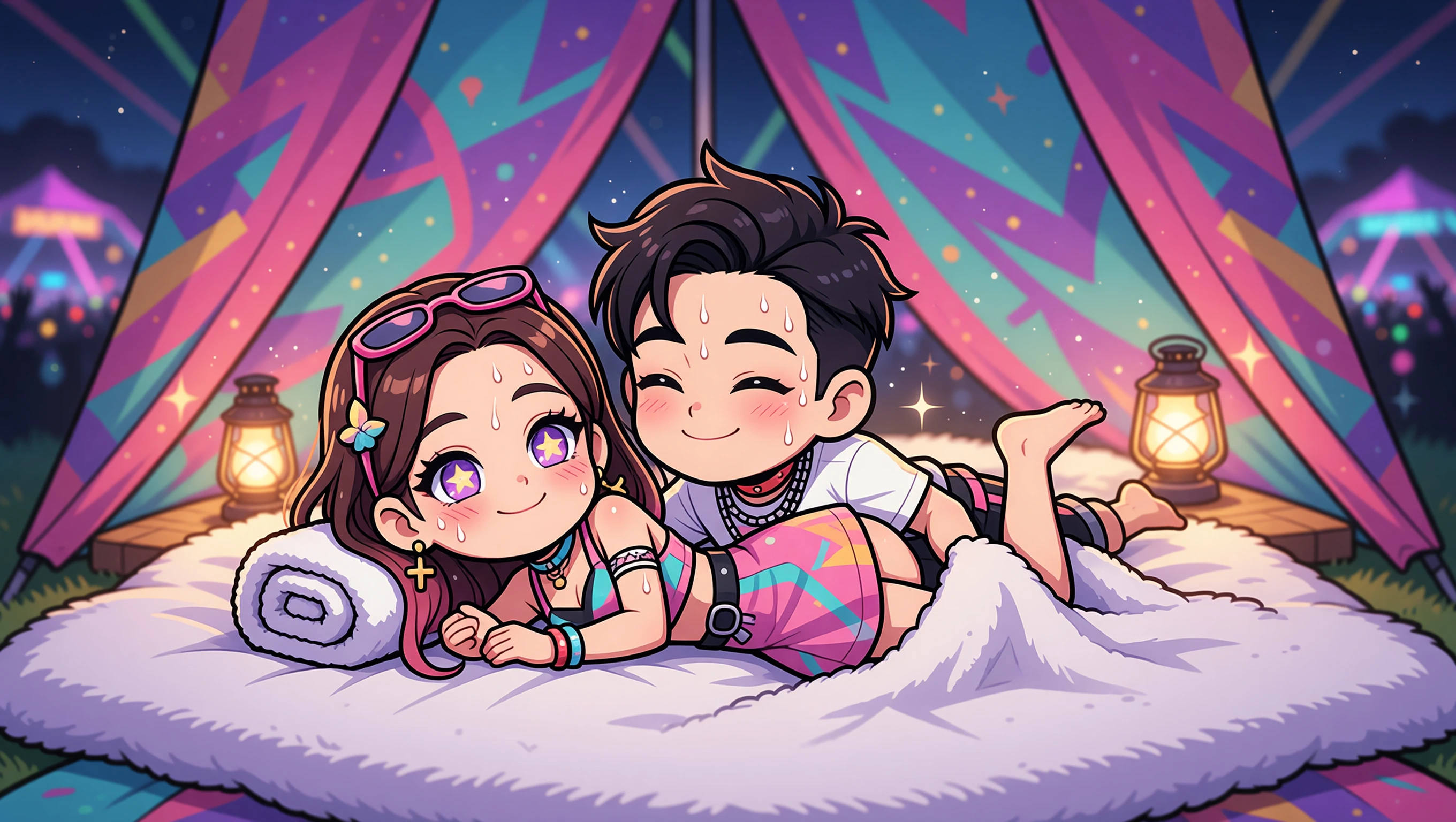 Side by Side illustration