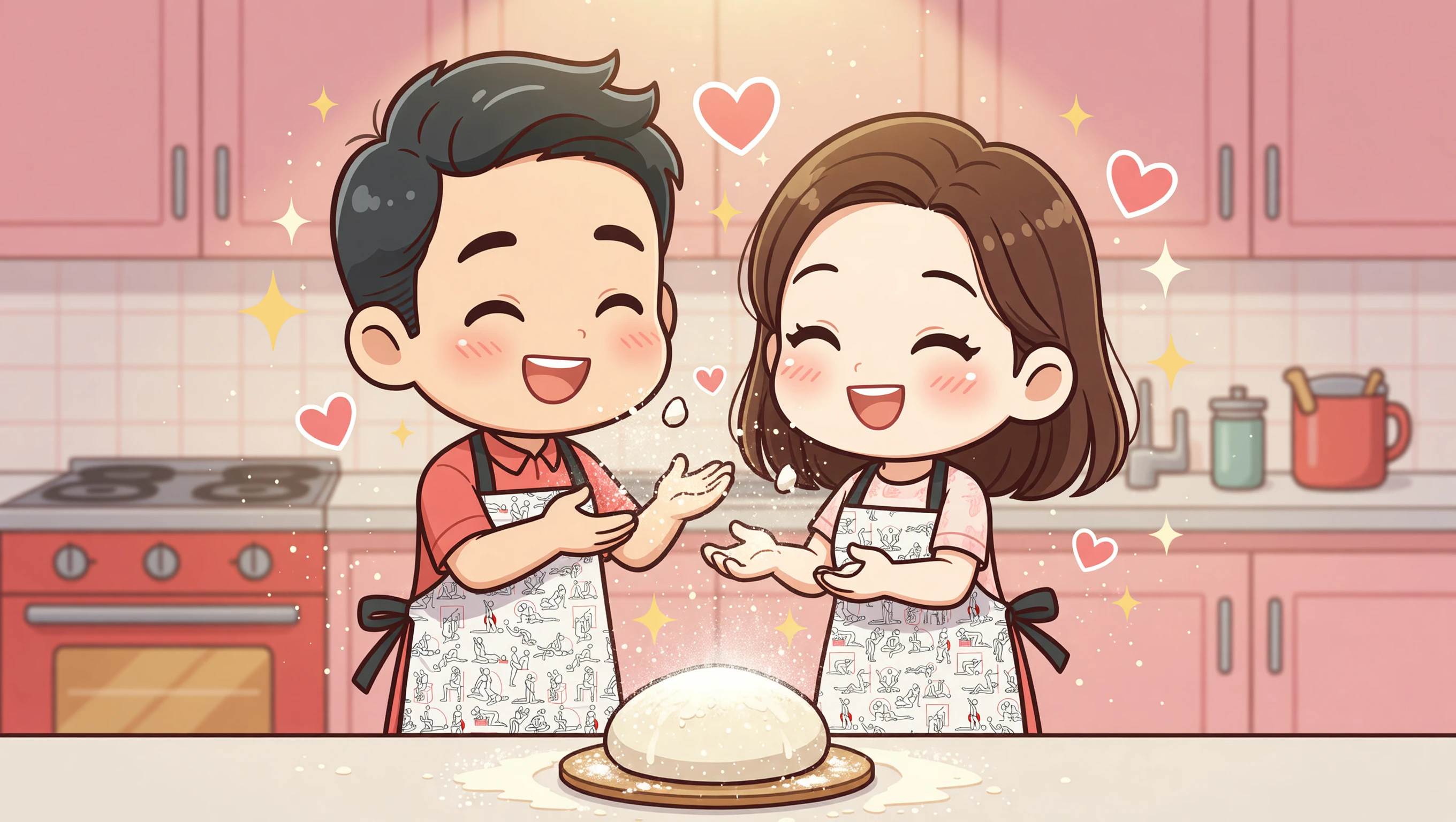 Flour Fling Flirt illustration