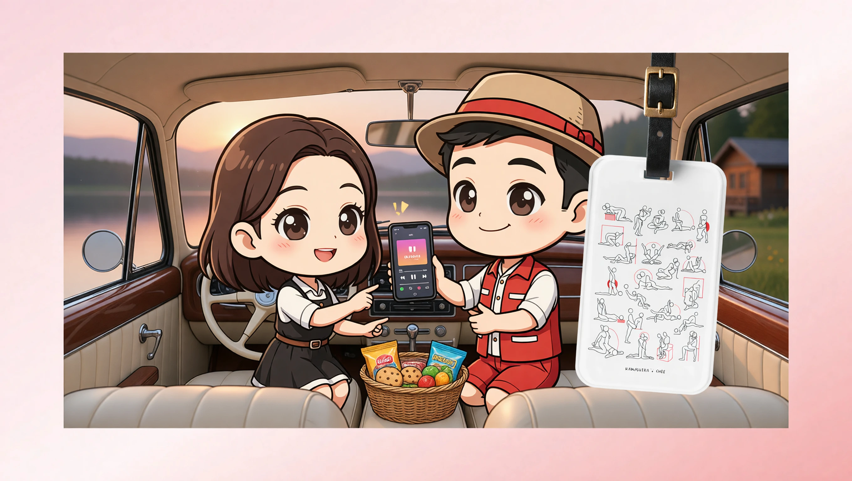 Drive to The Lake illustration