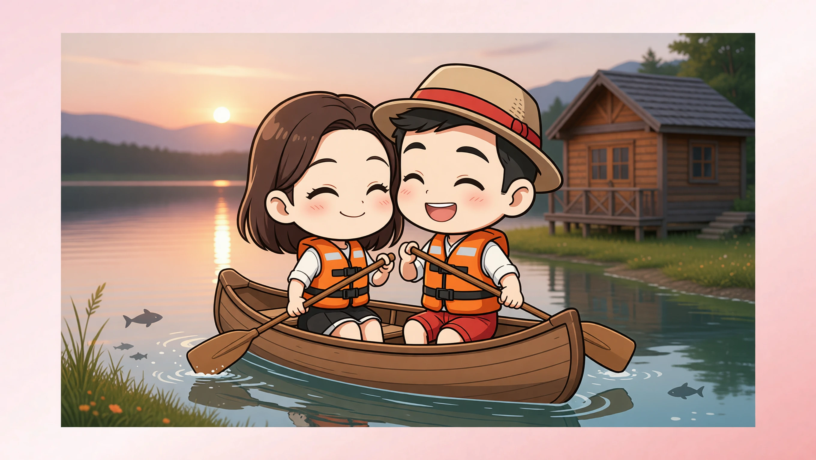 Paddle The Water illustration