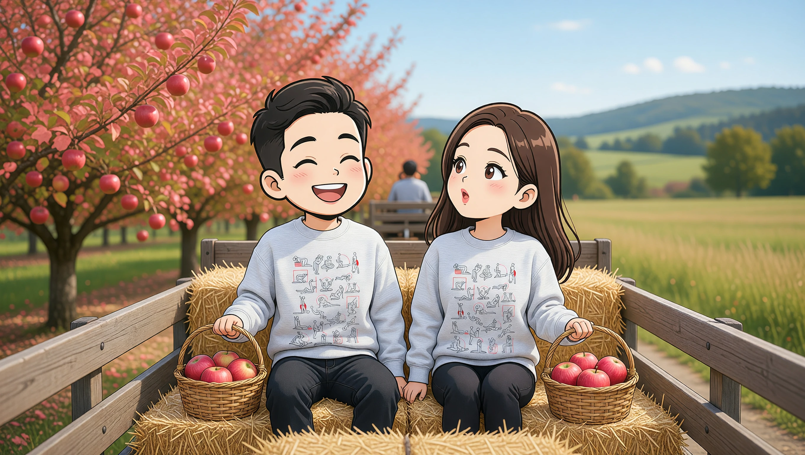 Take a Hayride illustration