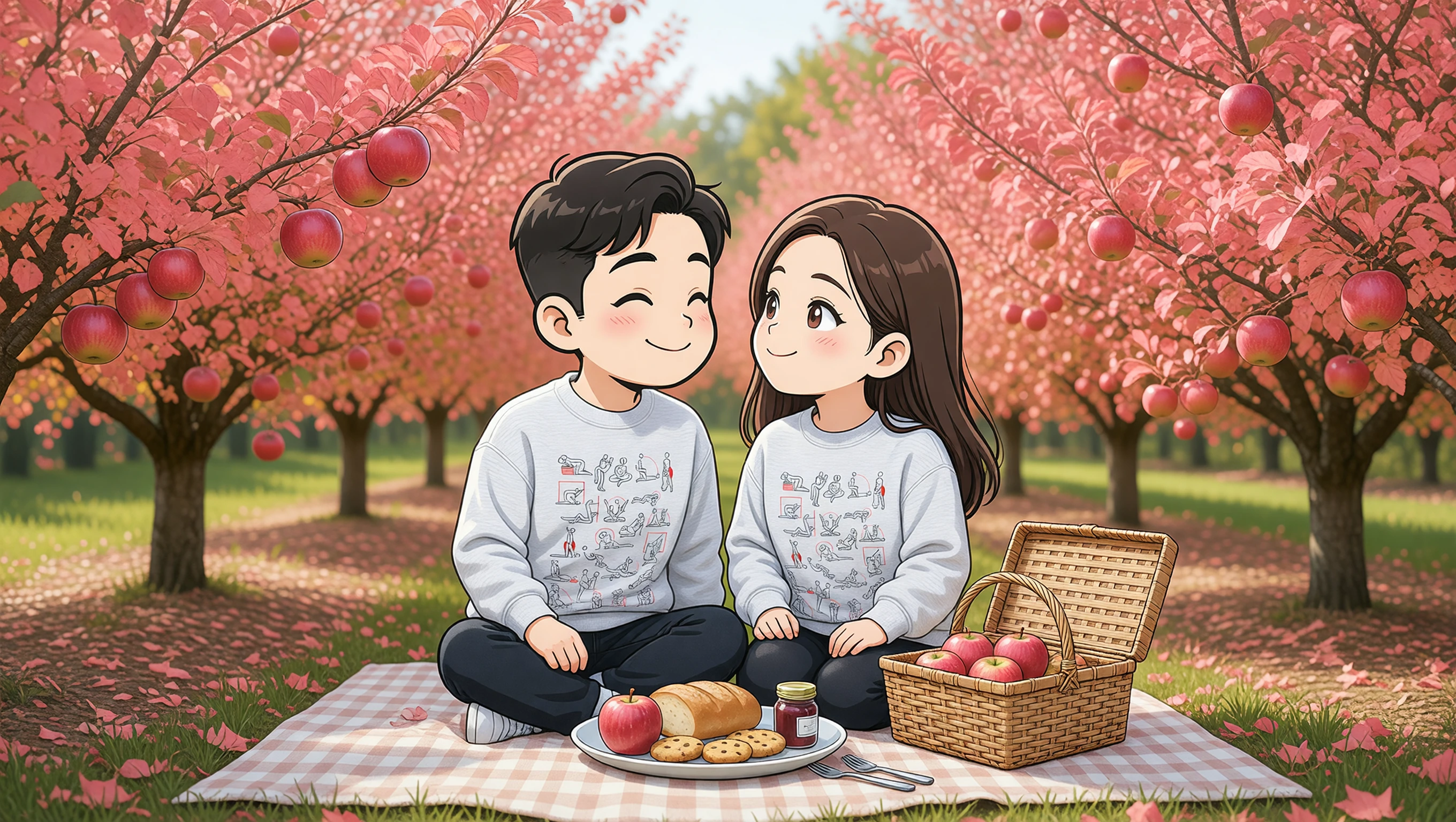 Have an Orchard Picnic illustration