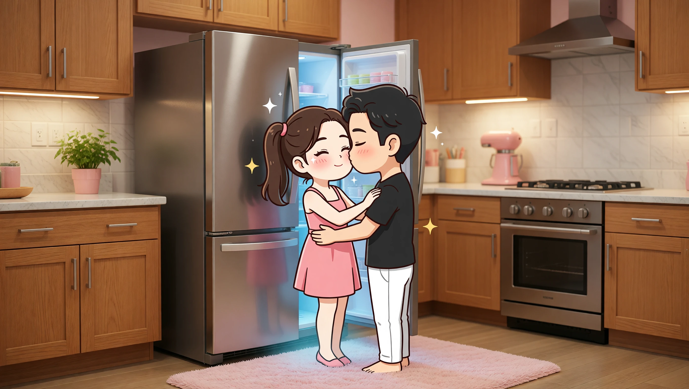 Fridge Lean illustration