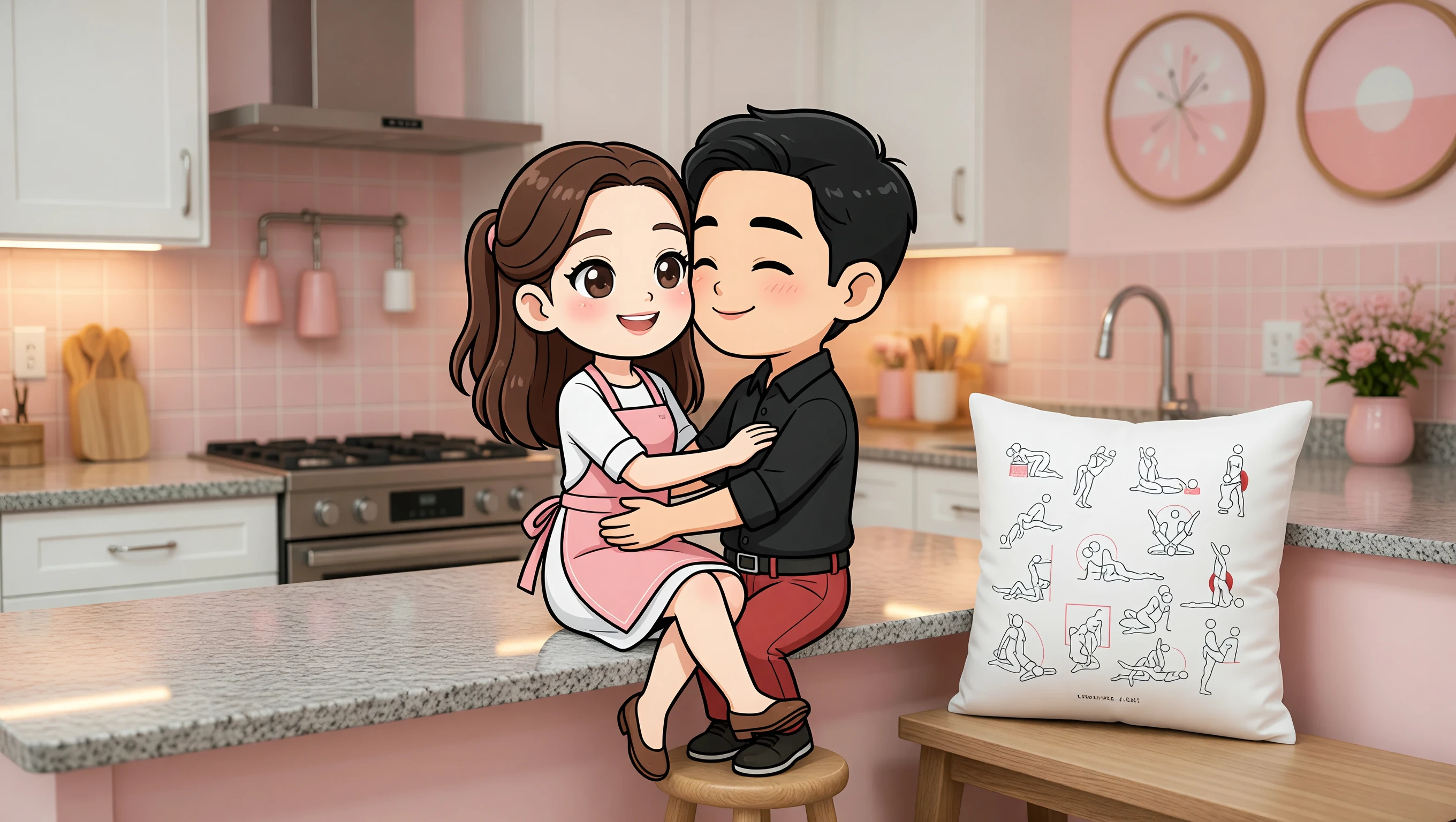 Sit on Counter Edge illustration