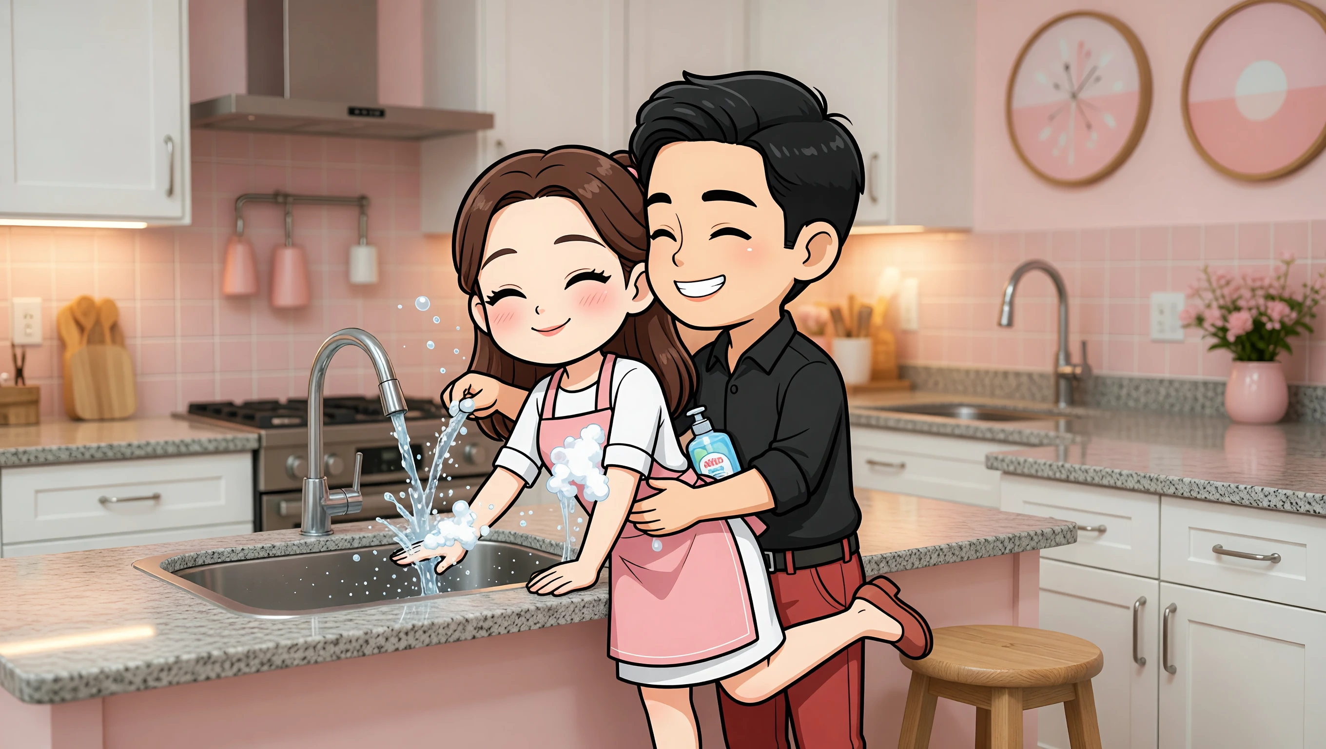 Lean on Sink illustration