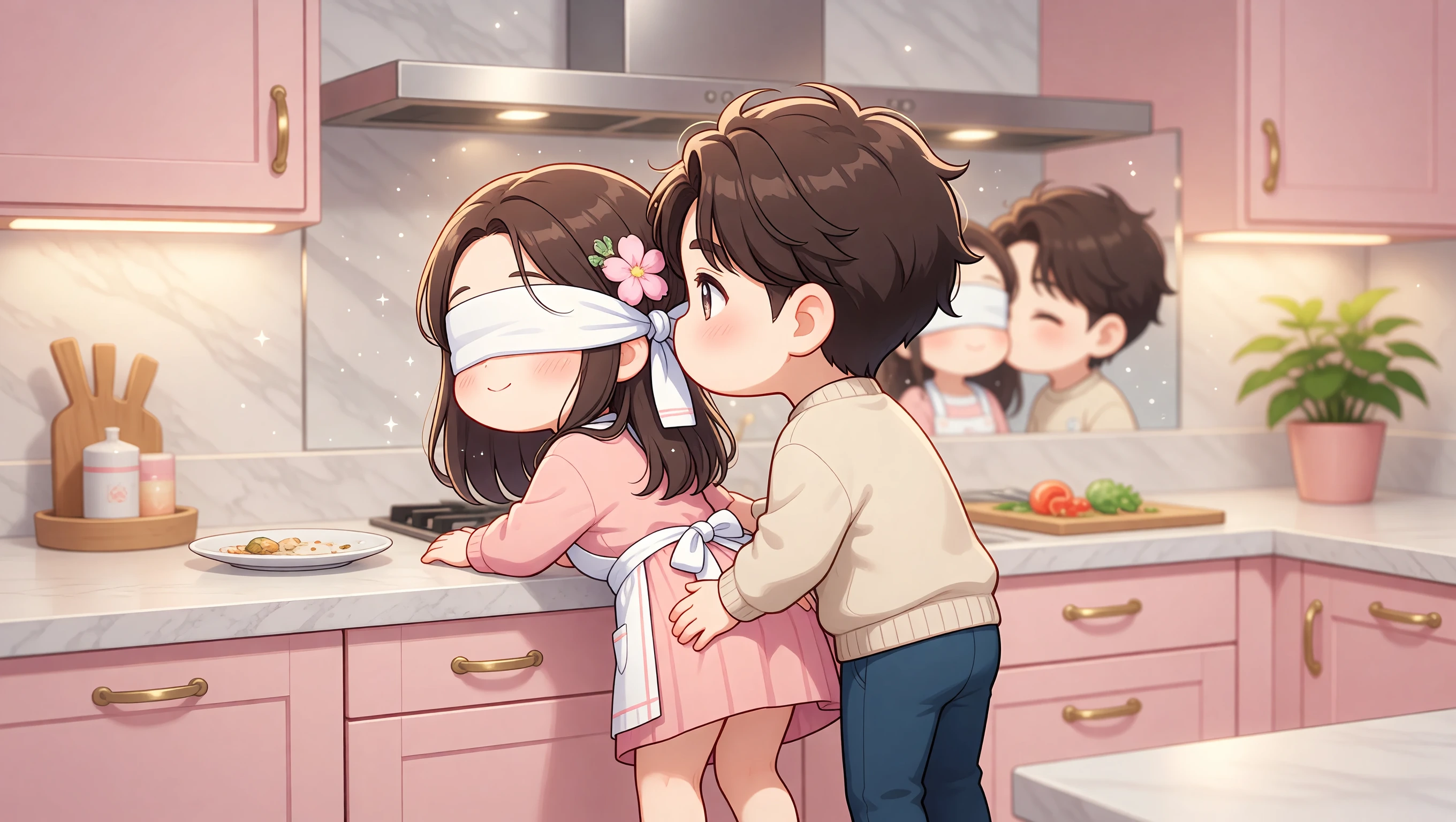 Lean on Counter illustration