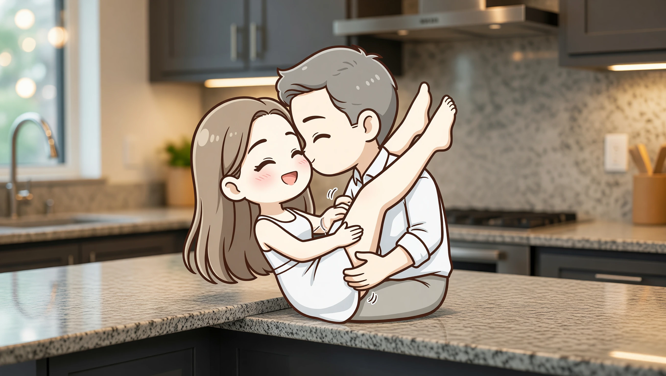 Legs on Shoulders illustration
