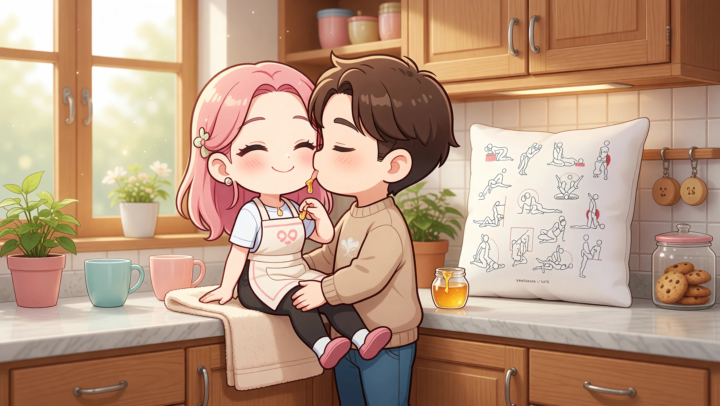 Sit on Counter Edge illustration