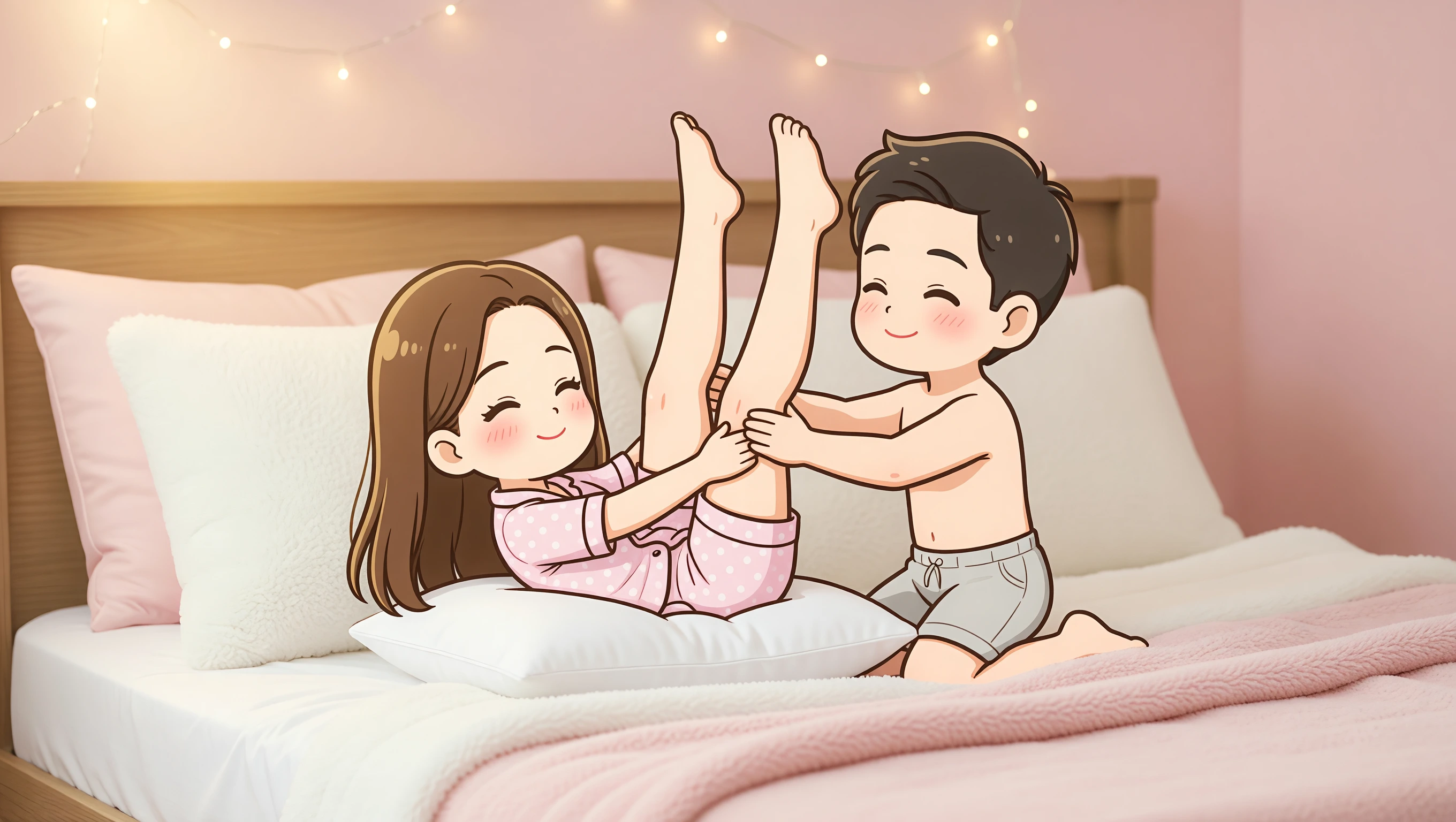 Legs up illustration