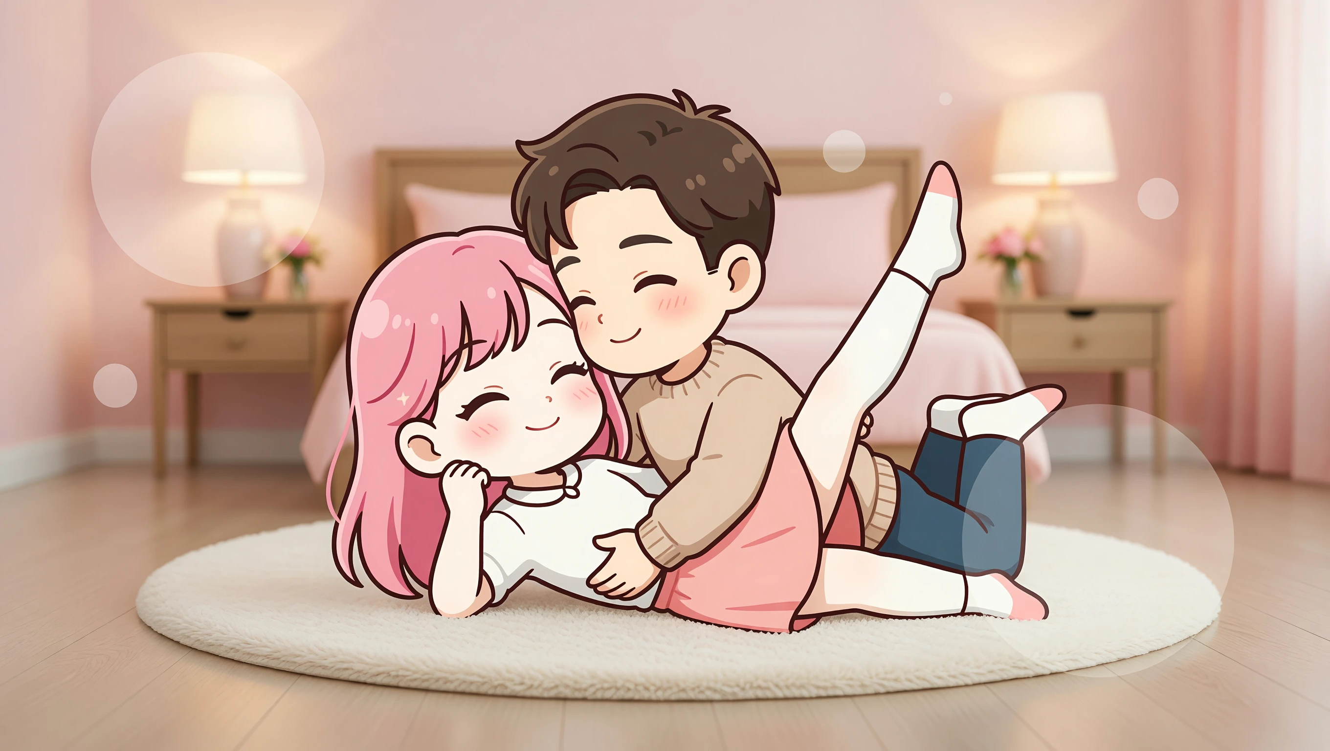 Floor Side Lie illustration