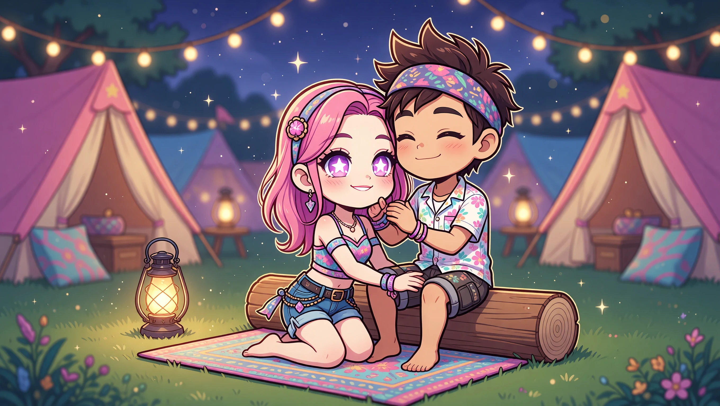 Campsite Oral illustration
