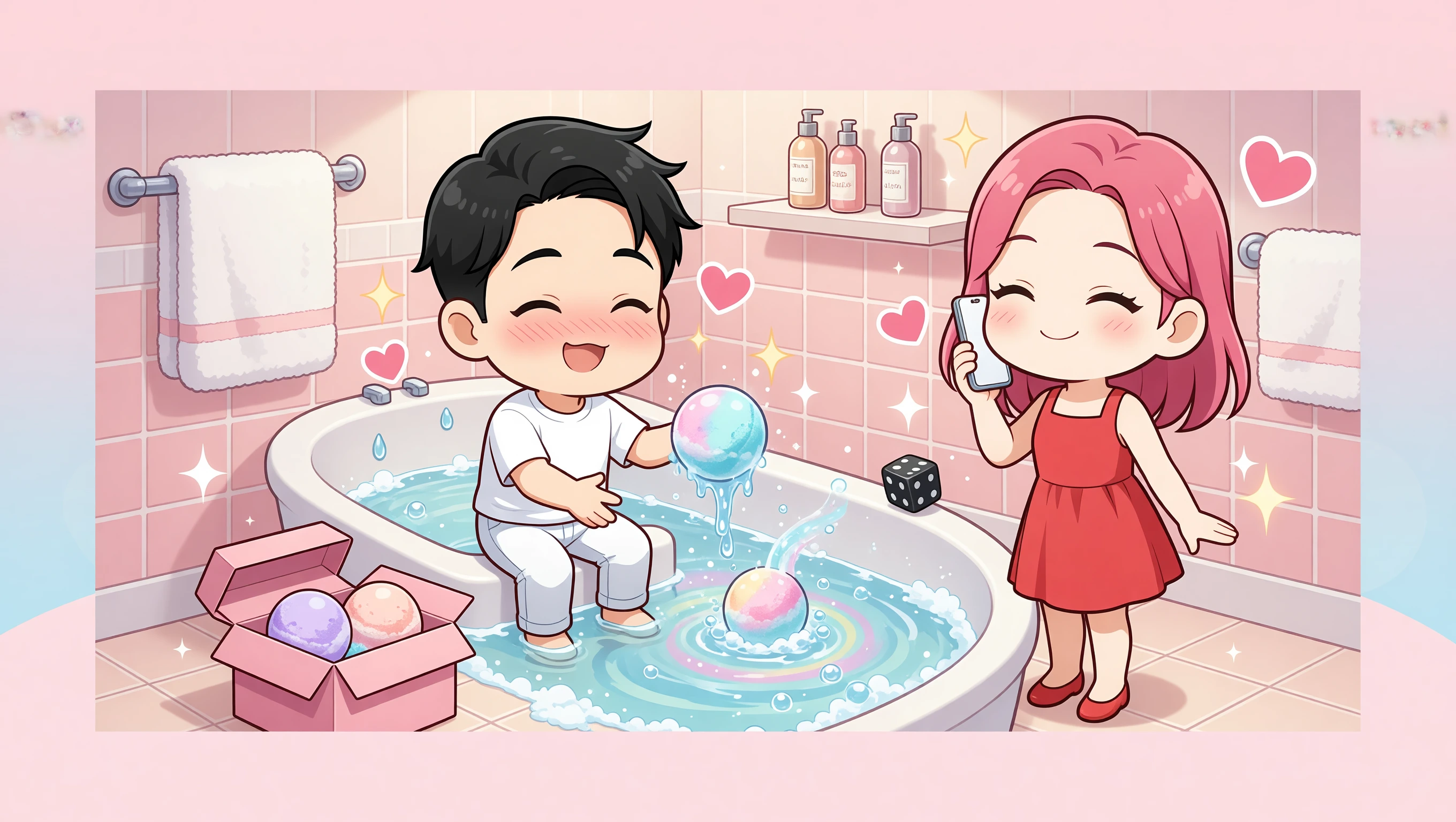 Bath Bombs illustration