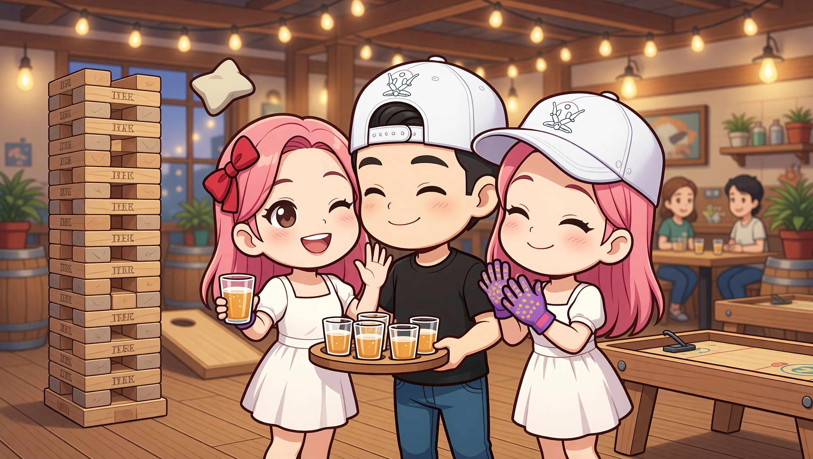 Brewery Games Night Hop illustration