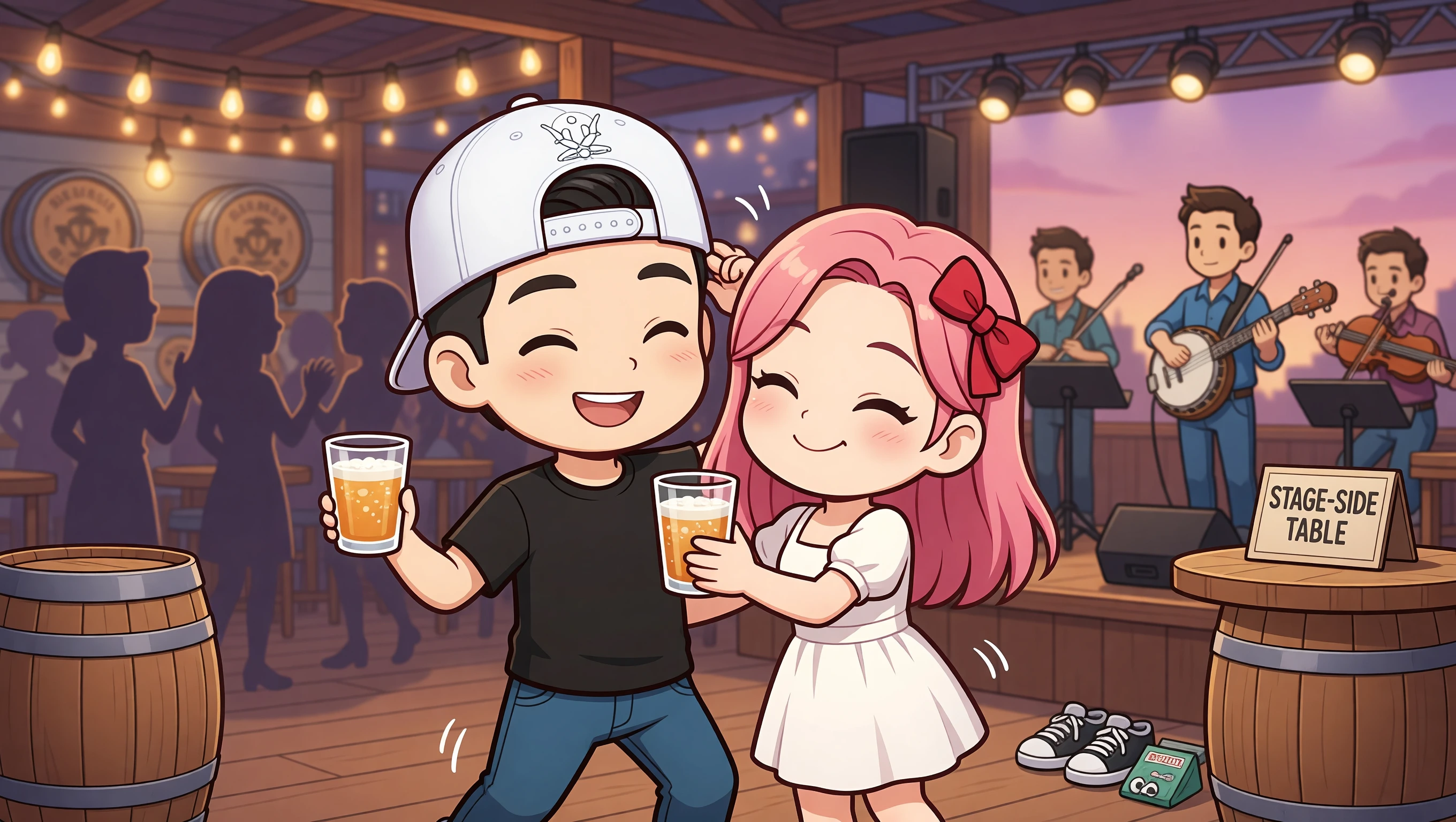 Live Music Brewery Jam illustration