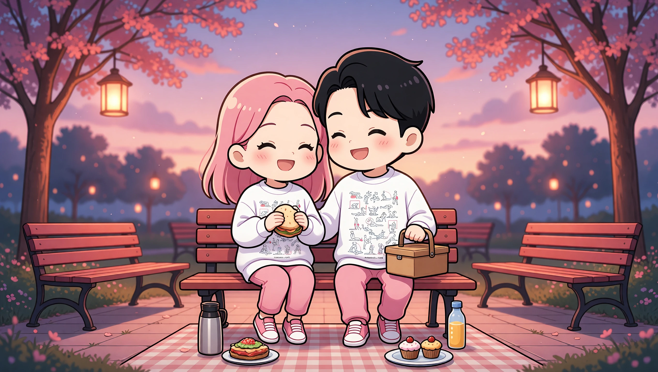 Twilight Picnic Nook illustration