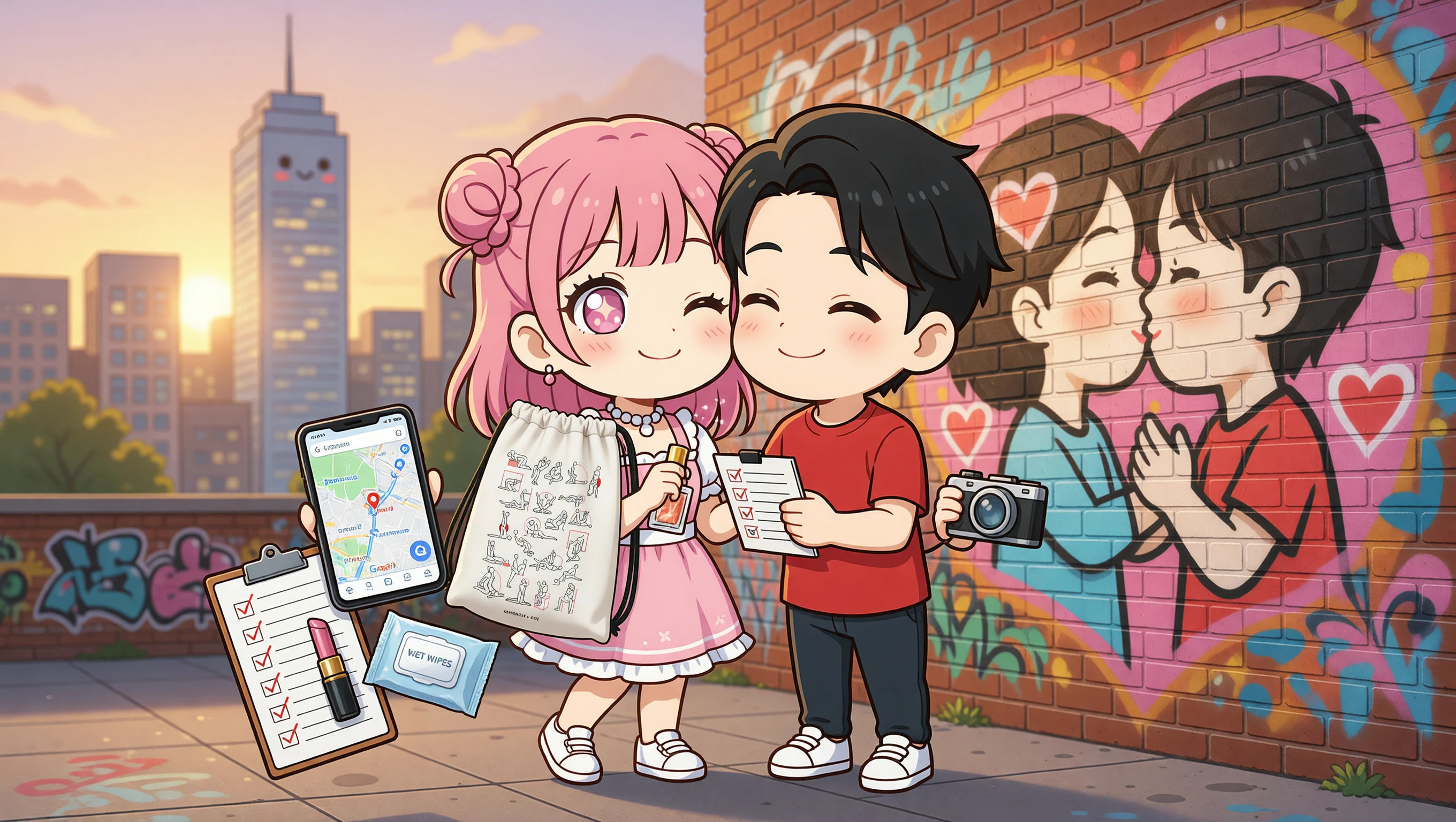 Street Art Seduction illustration