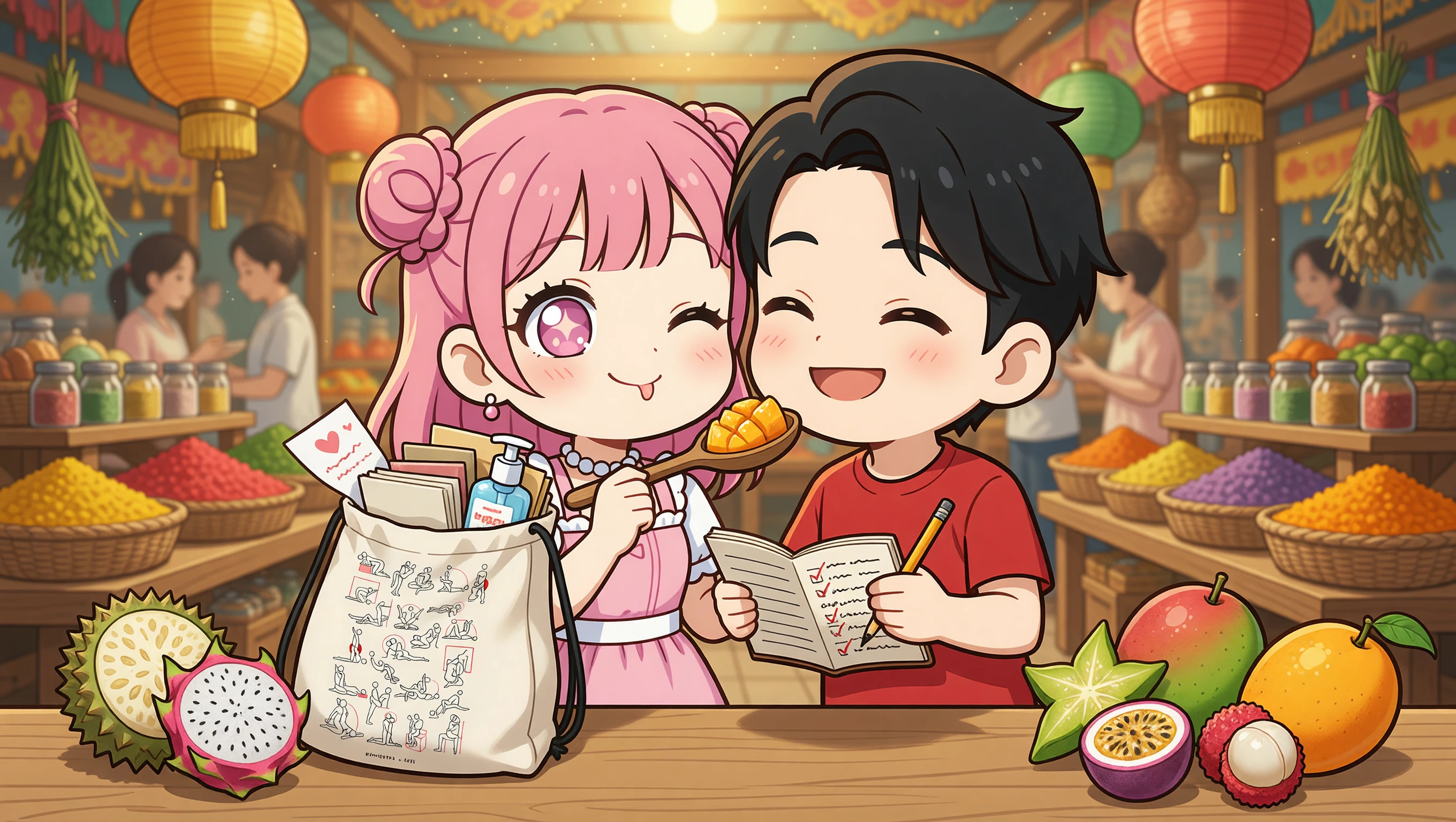 Foodie Flirt Quest illustration