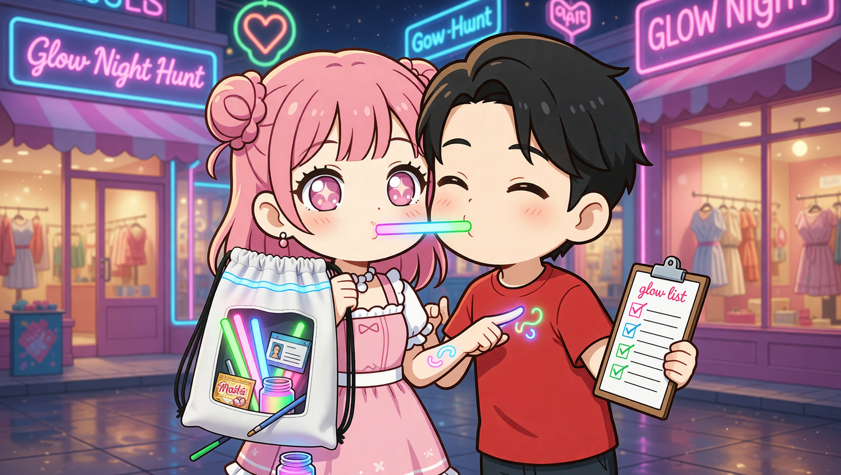 Glow Night Hunt illustration