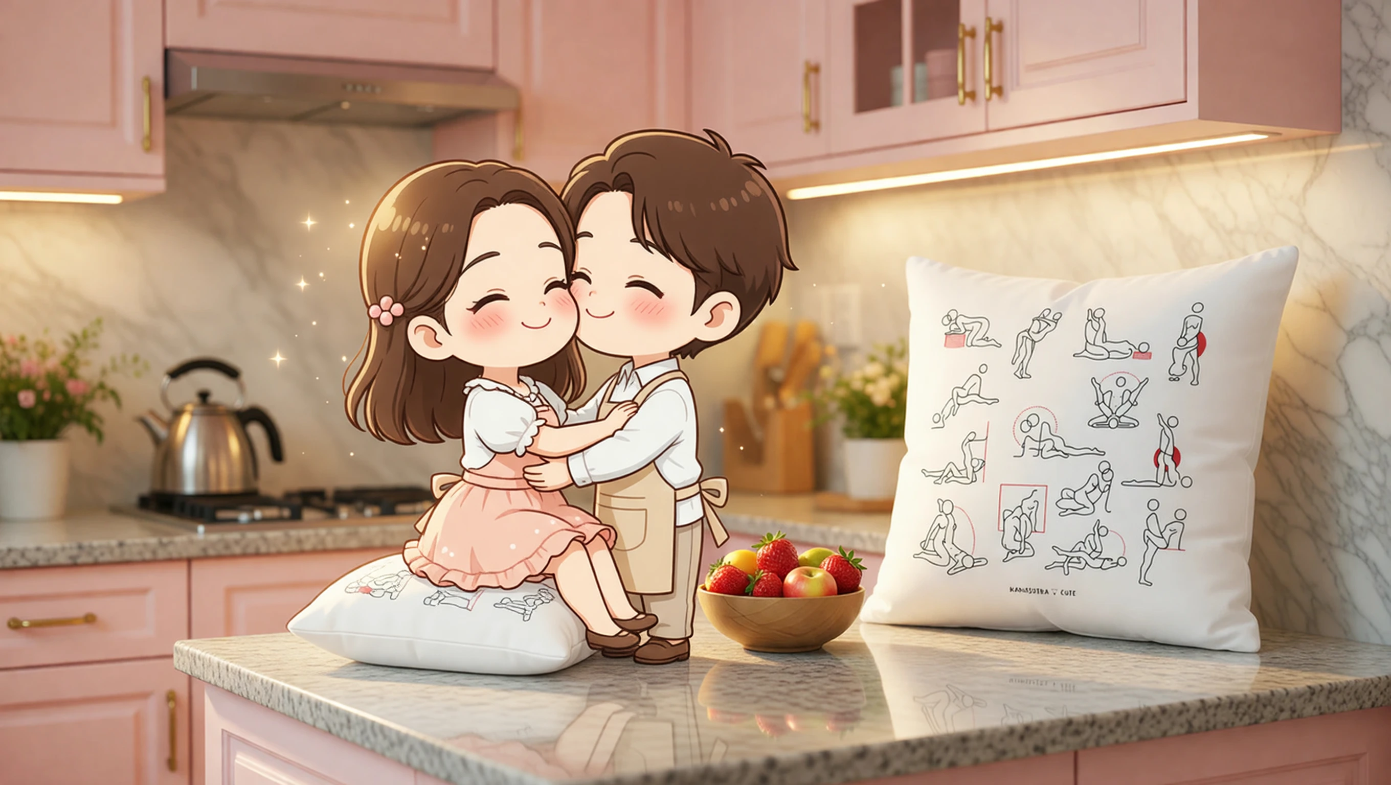 Sit on Counter illustration
