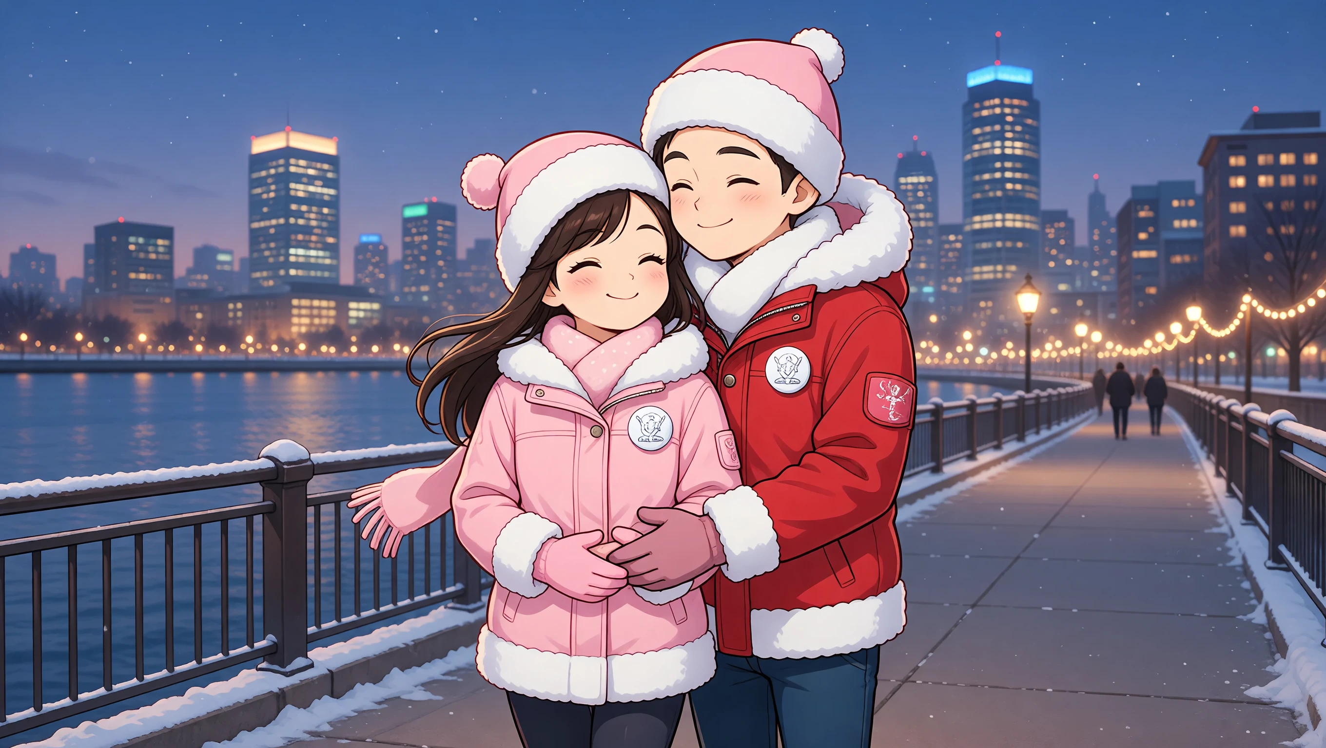 City Skyline Stroll illustration