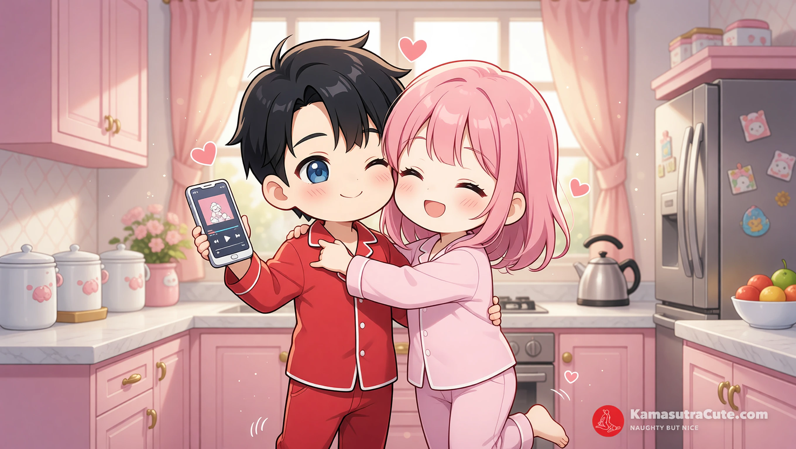 Activity in Kitchen illustration