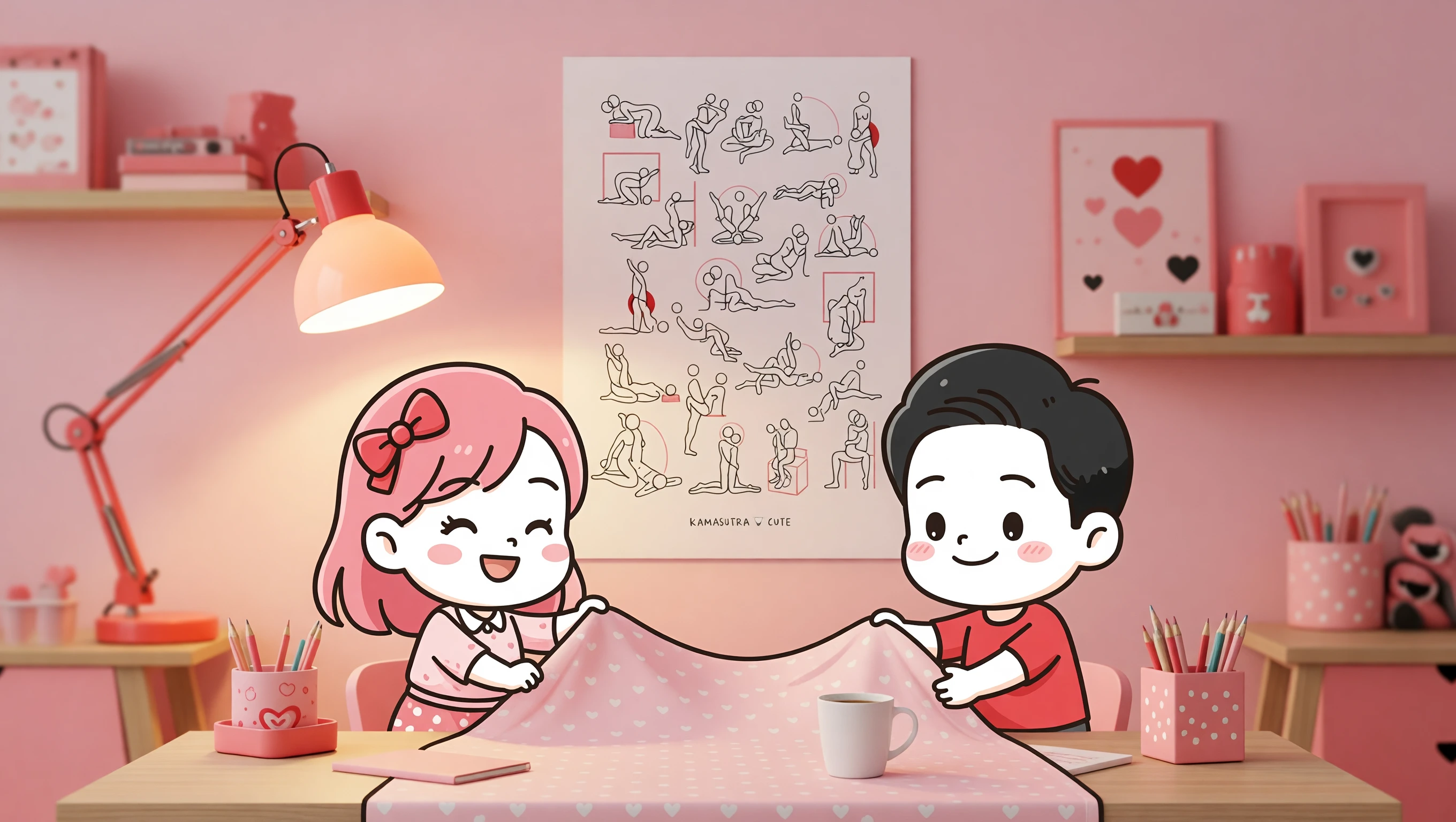 Cover The Desk illustration