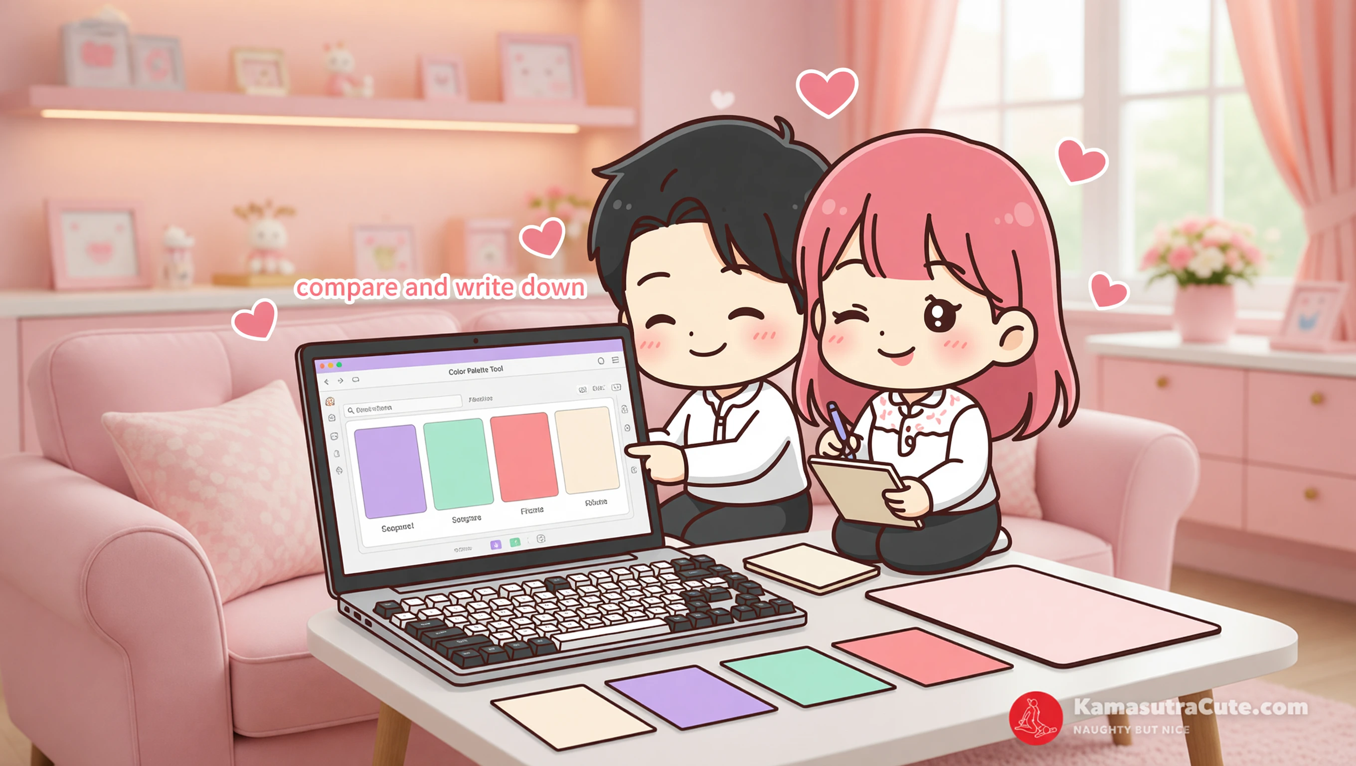 Pick Shared Colors illustration