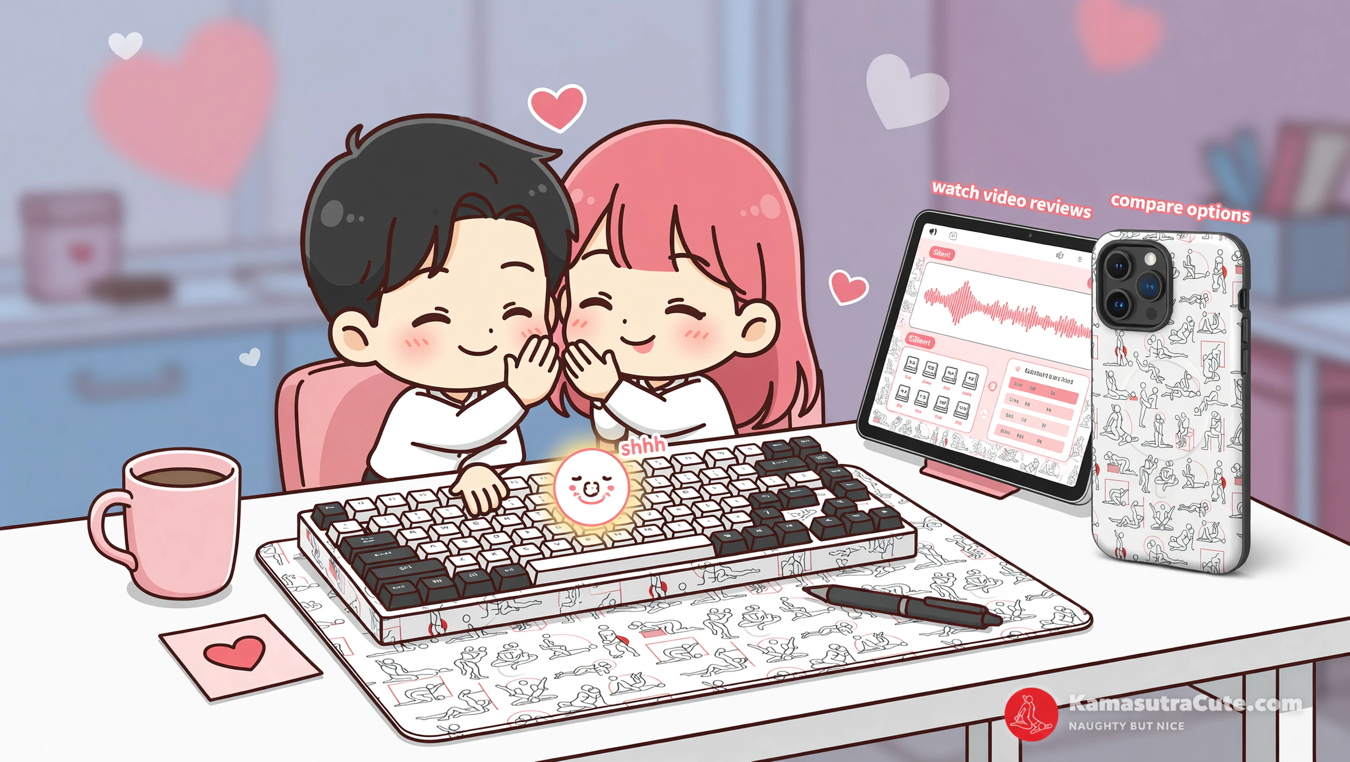 Choose Quiet Keys illustration