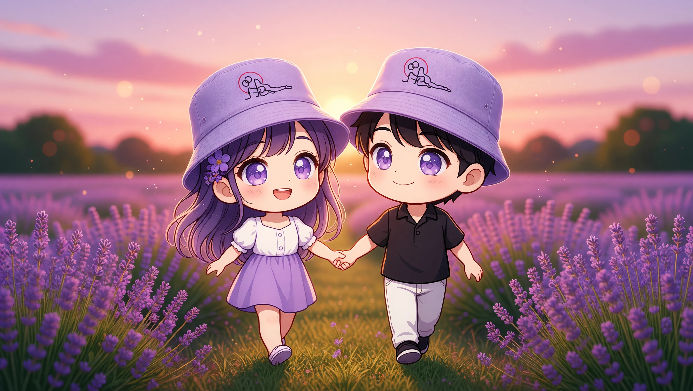 Sunset Sensory Walk illustration