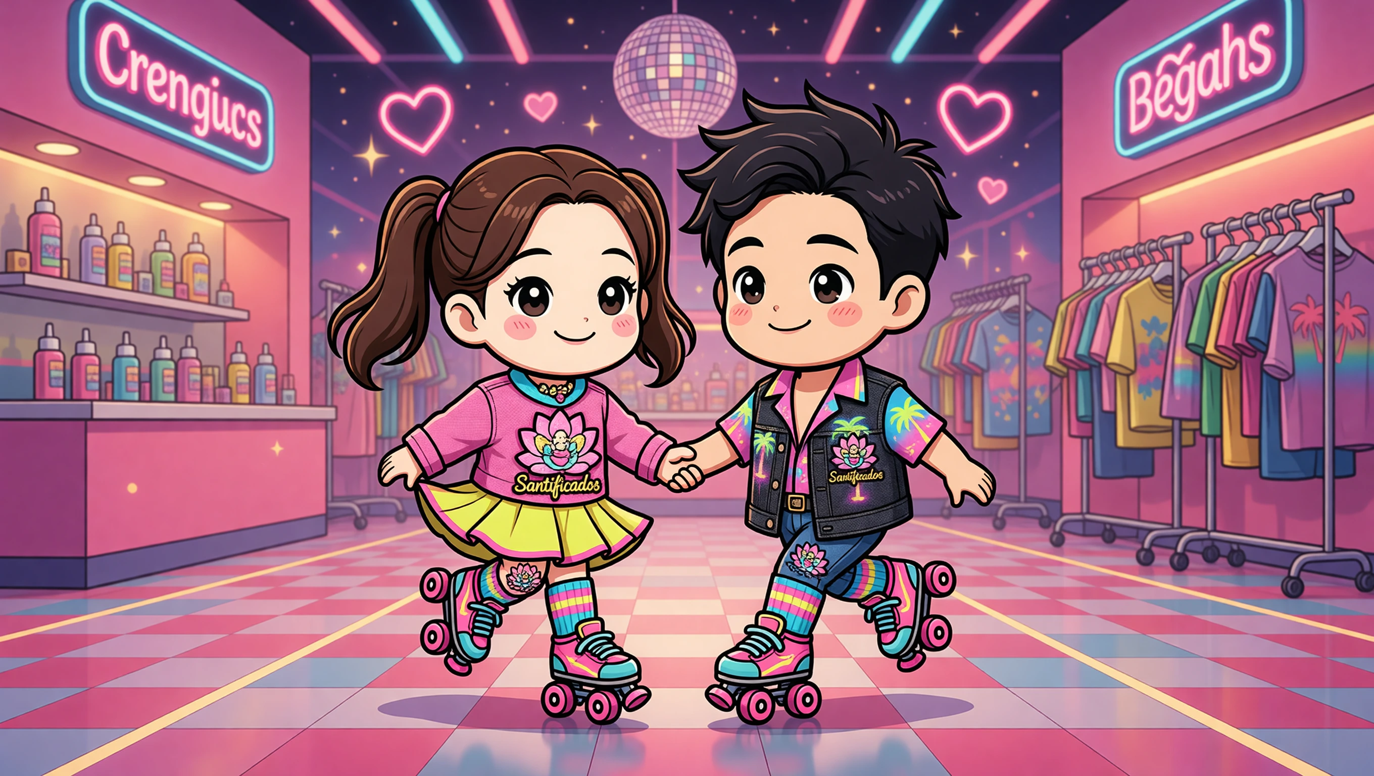 Retro Costume Roll illustration