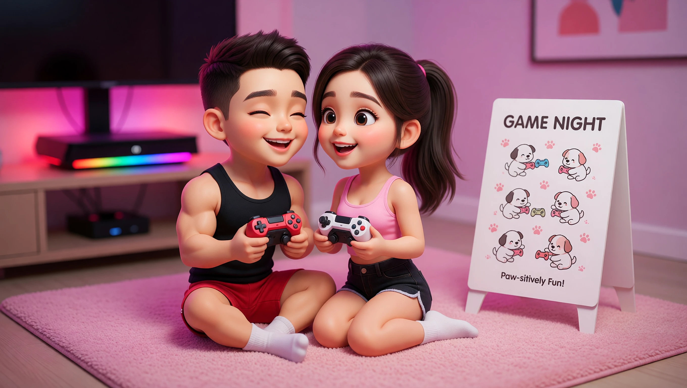 Doggy With Controllers illustration