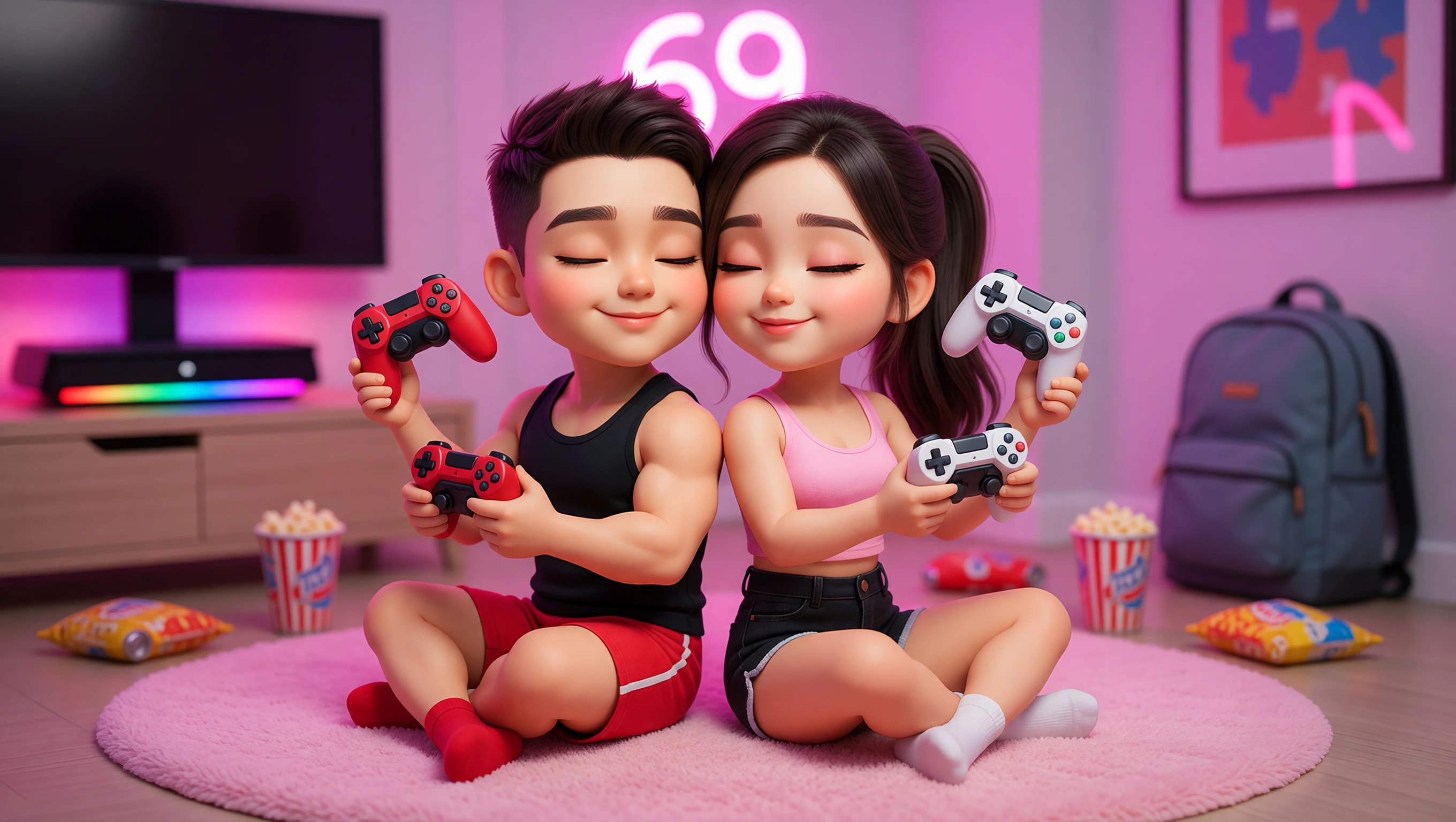 Sixty Nine With Controllers illustration