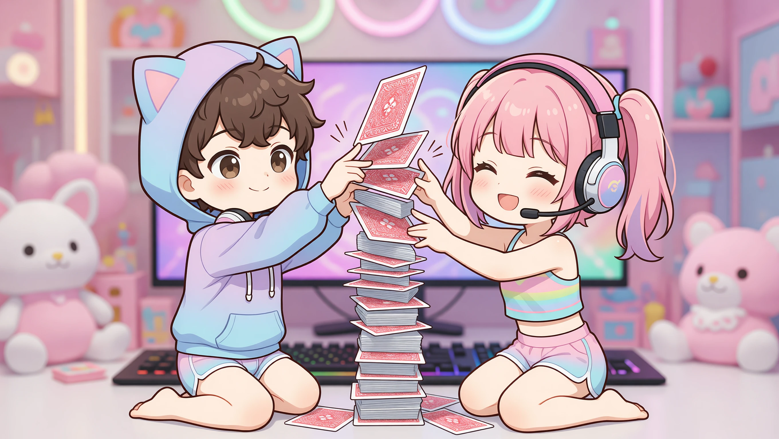 Joystick Card Stack illustration