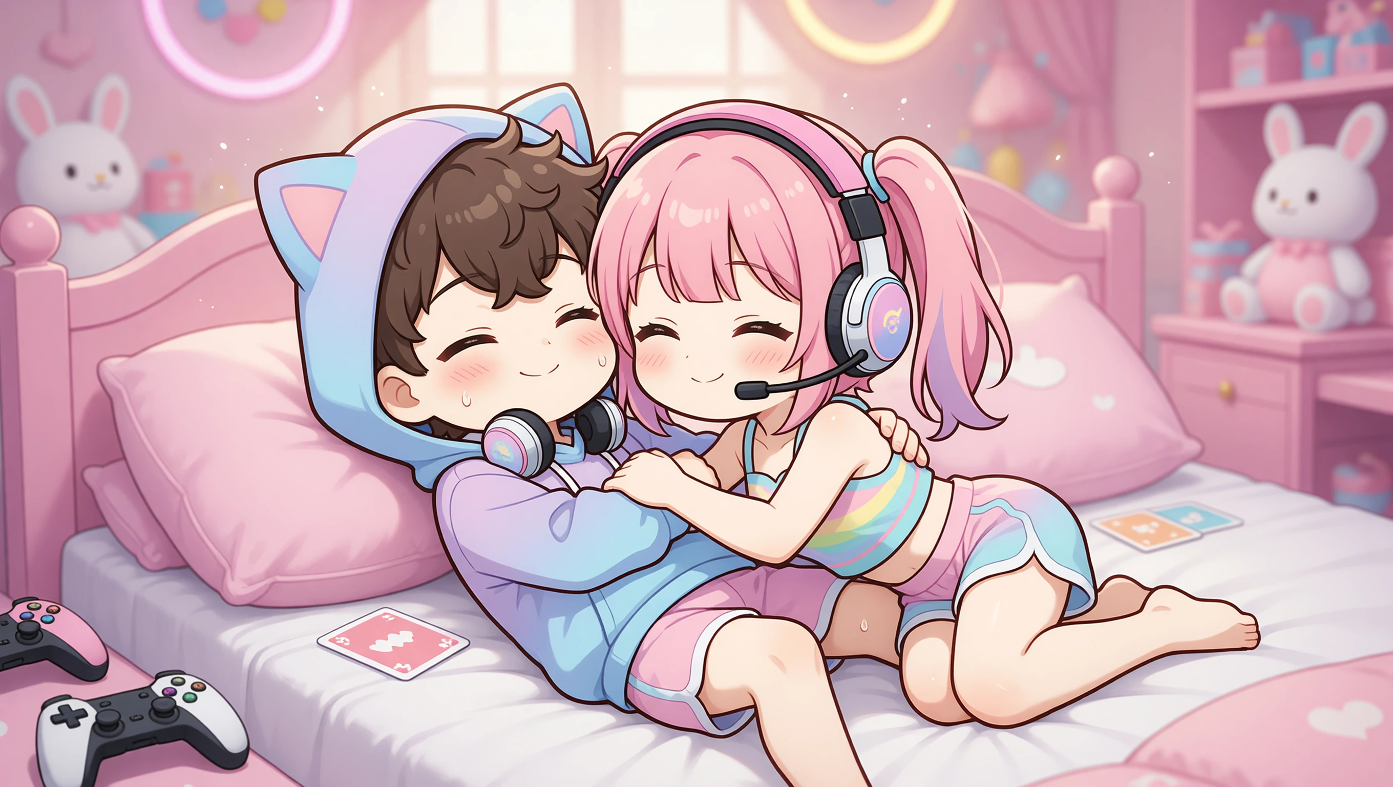 Post Game Embrace illustration
