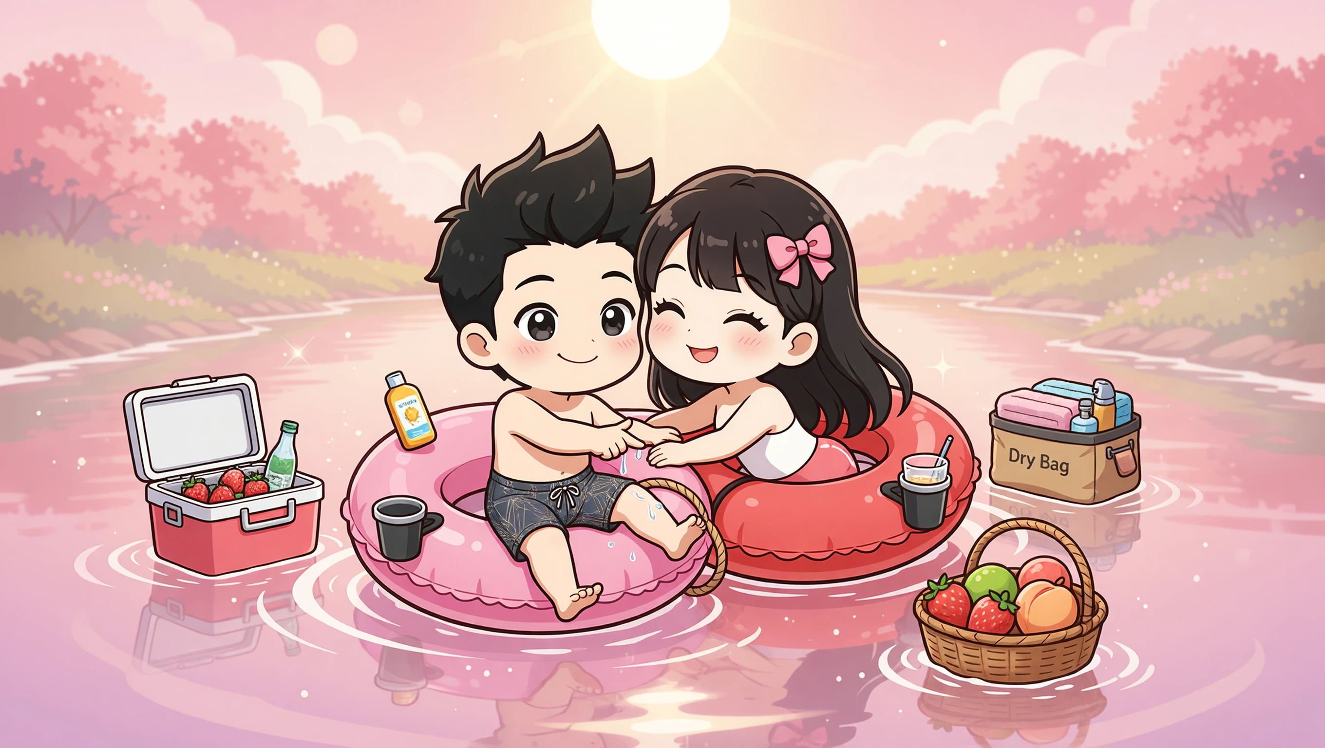 Sunrise Serenity Float illustration