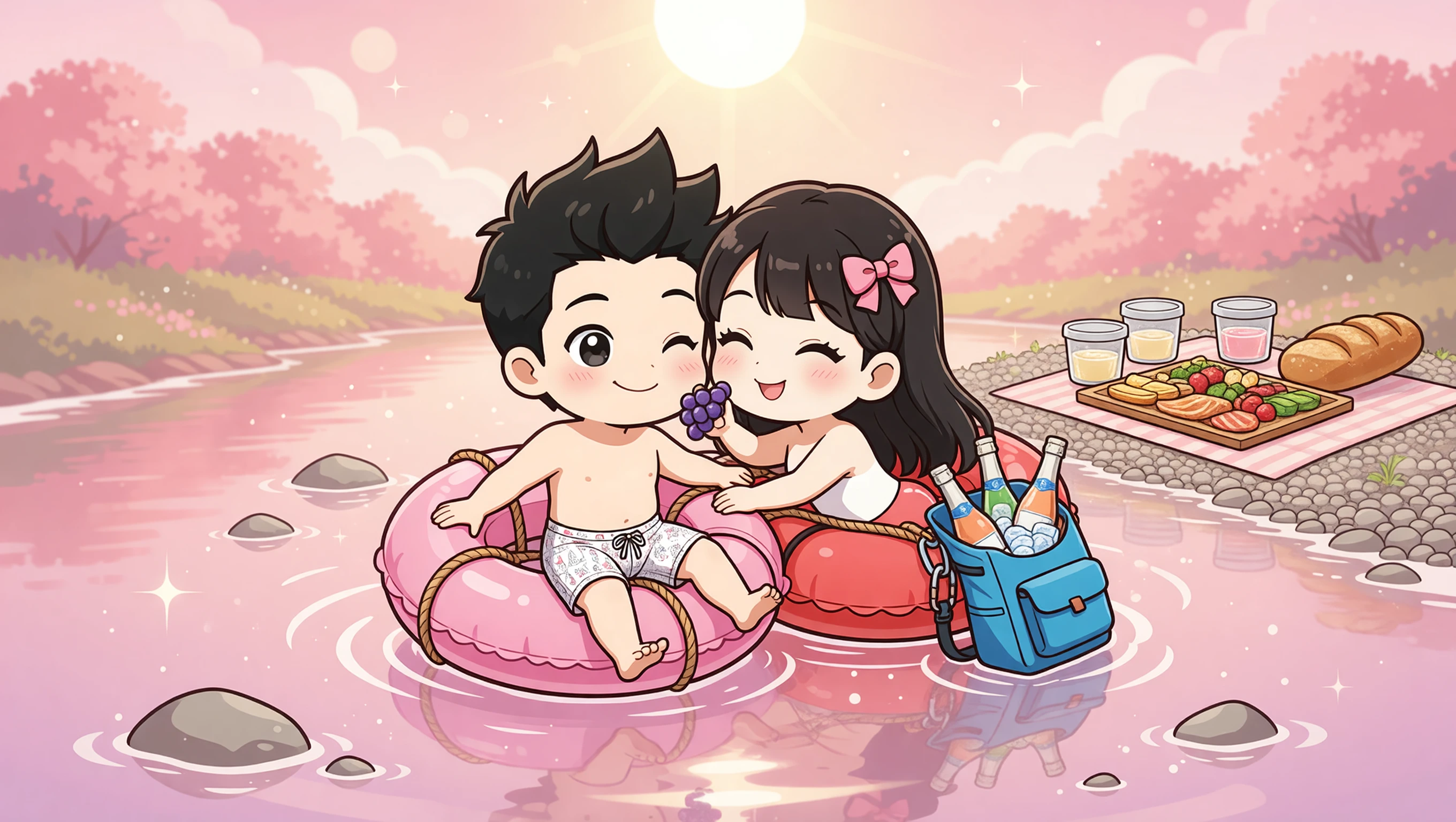 Picnic Paradise Drift illustration