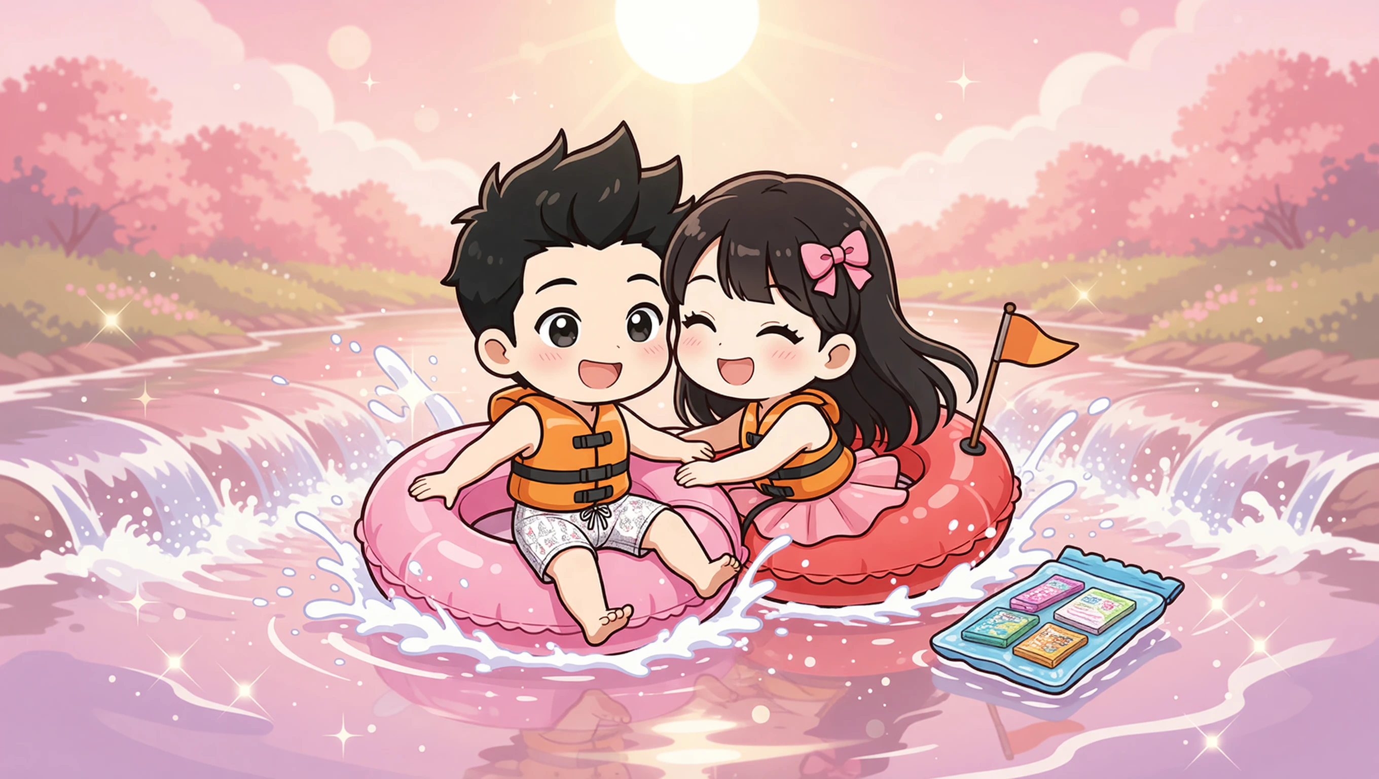 Rhythmic Rapids Romp illustration